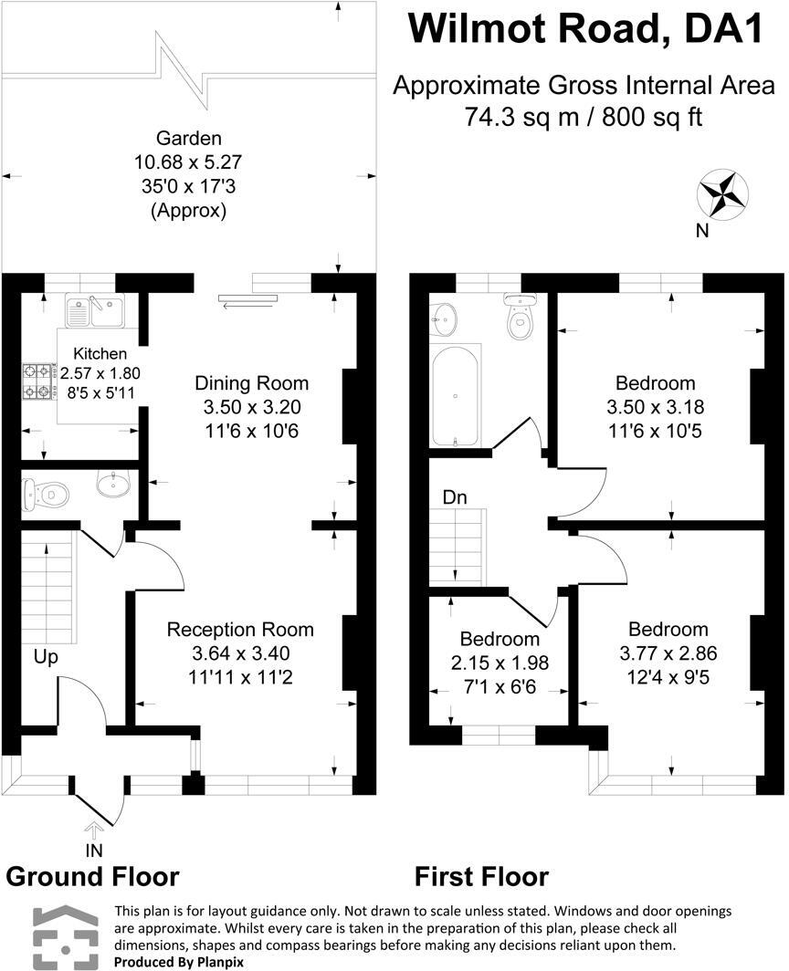 Wilmot Road, Dartford floorplan