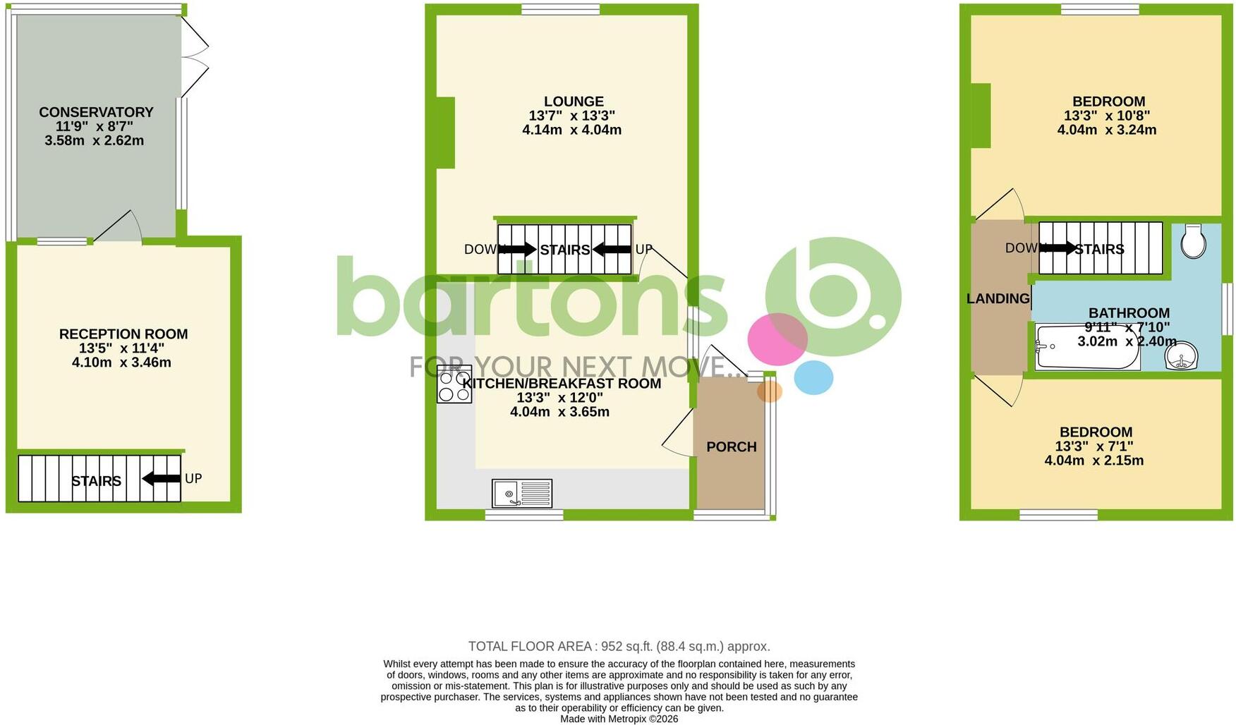 School Hill, Whiston, S60 floorplan