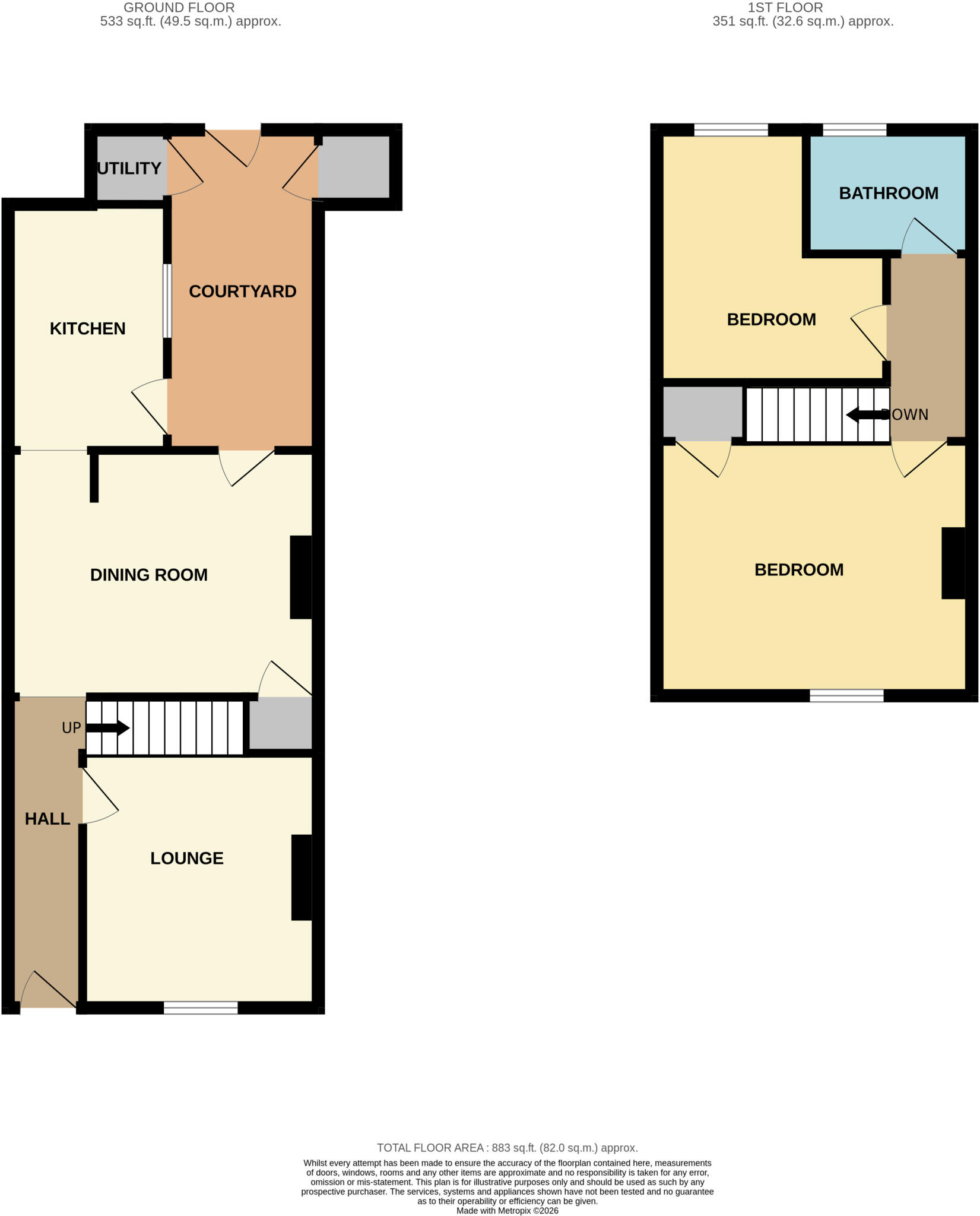 Market Terrace, Highbridge, Somerset, TA9 floorplan