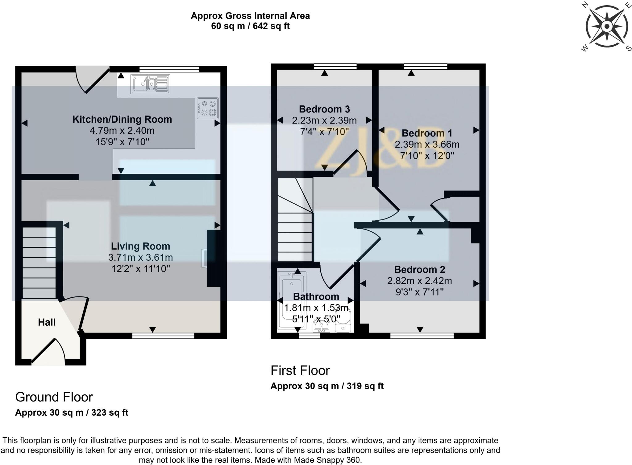 Sultan Road, Castlefields, Shrewsbury, SY1 2SS floorplan