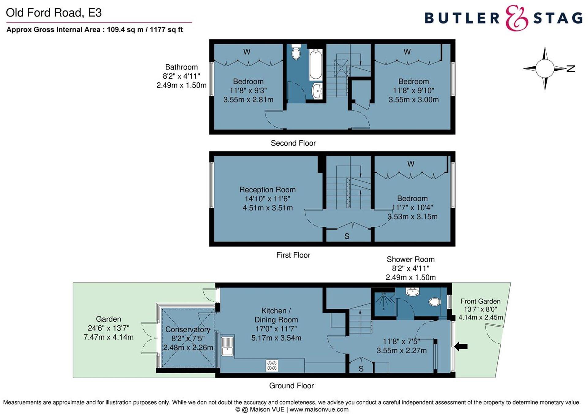 Old Ford Road, London, E3 floorplan