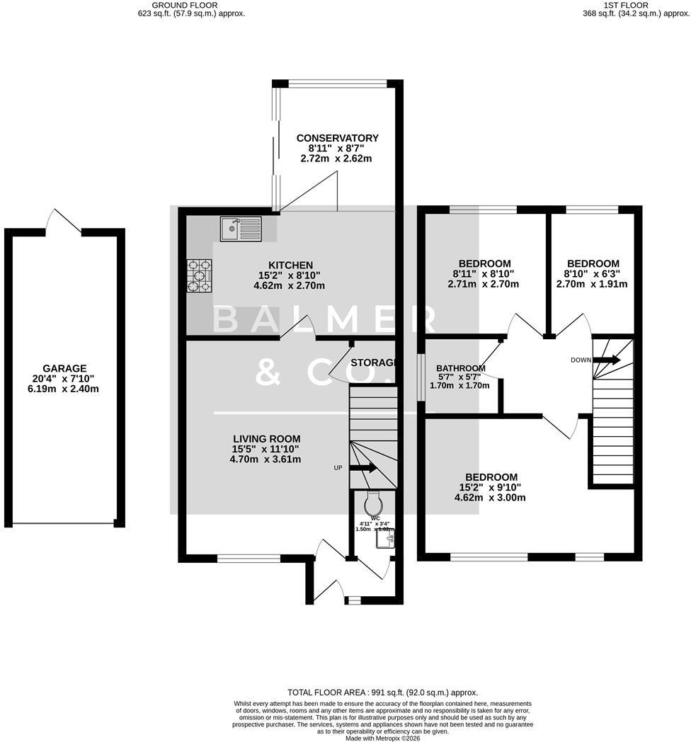 Corhampton Crescent, Atherton, M46 floorplan
