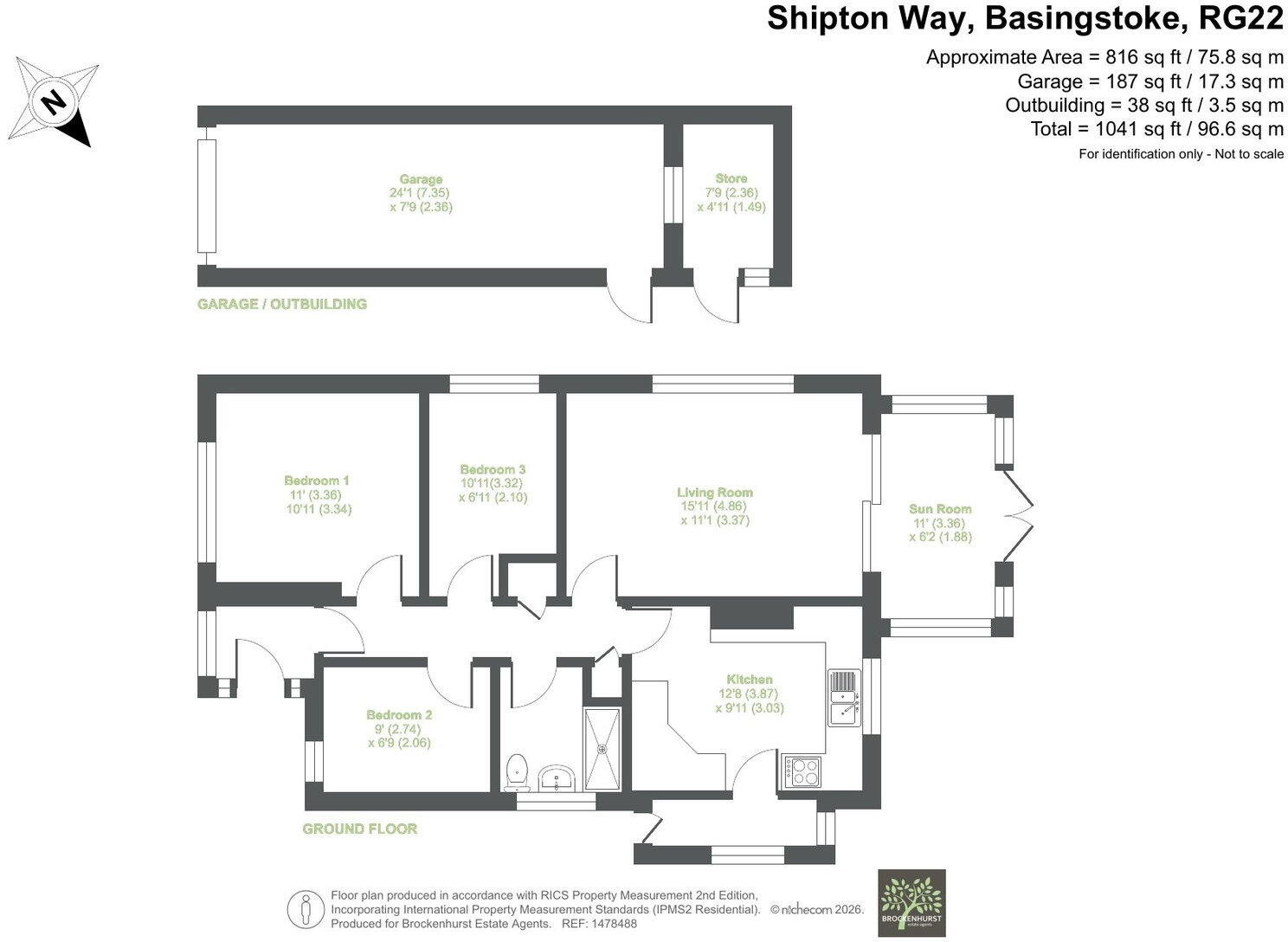 Shipton Way, Basingstoke RG22 6JX floorplan