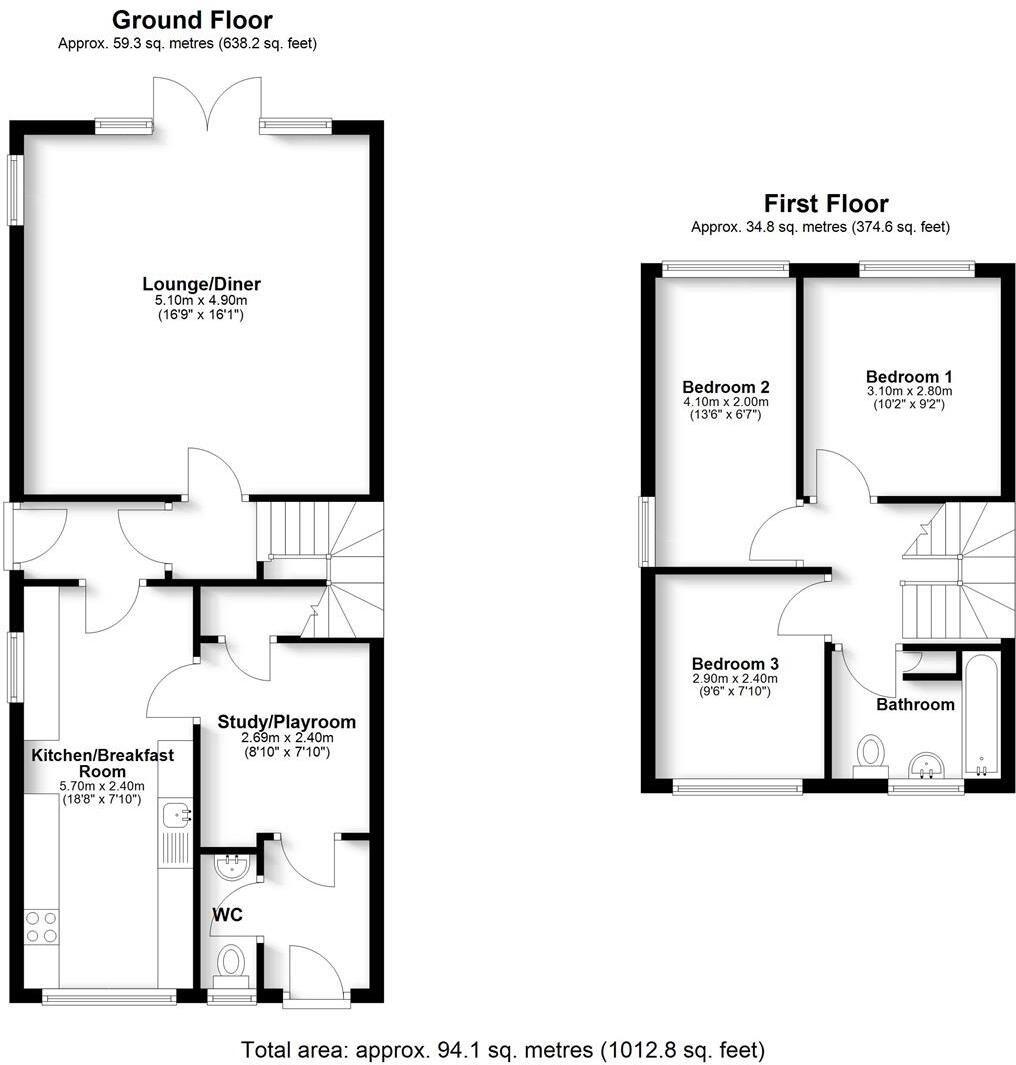 Berry Way, Newton Longville, Milton Keynes floorplan