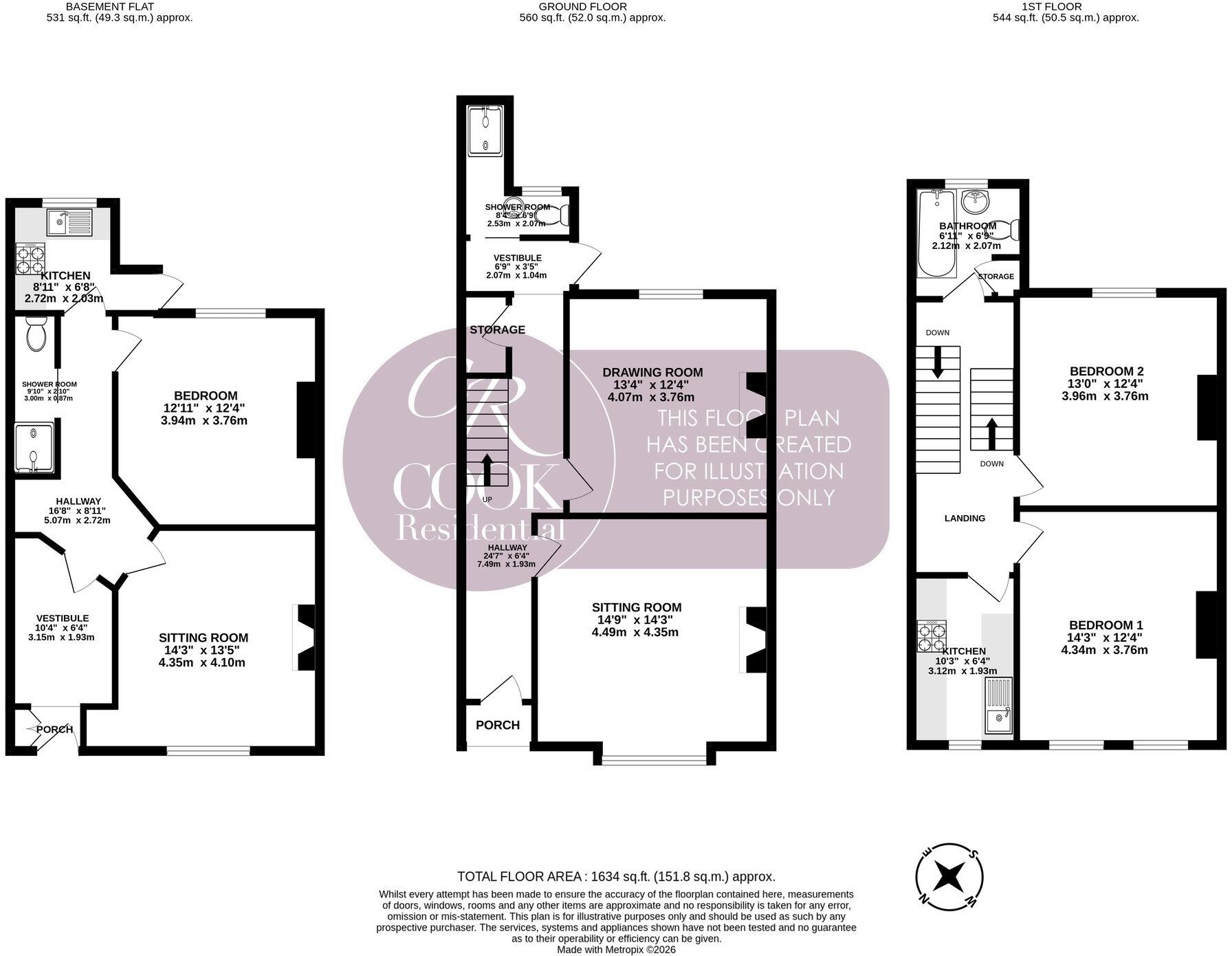 Grosvenor Place South, Cheltenham Town Centre floorplan