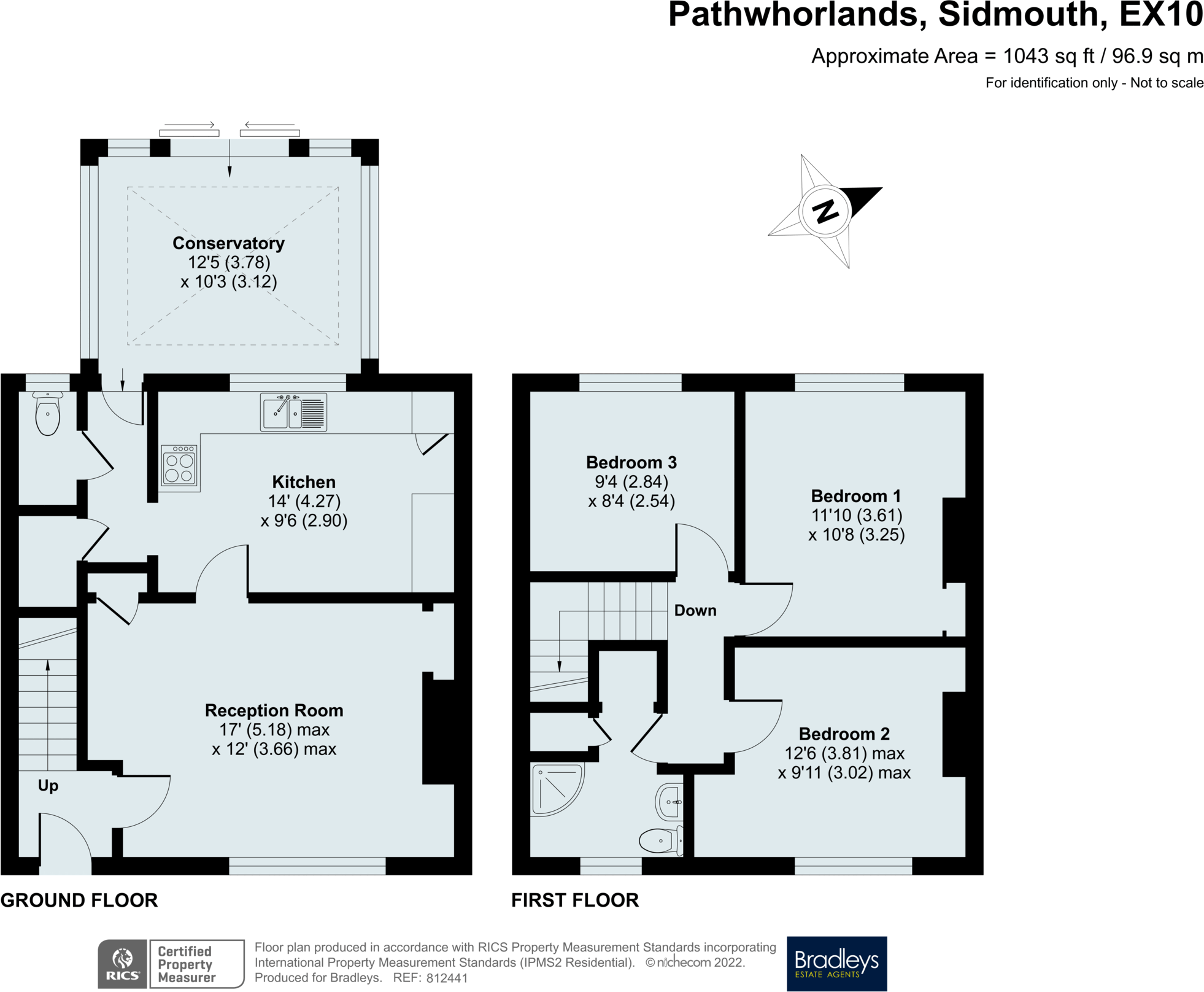 Pathwhorlands, Sidmouth, Devon floorplan