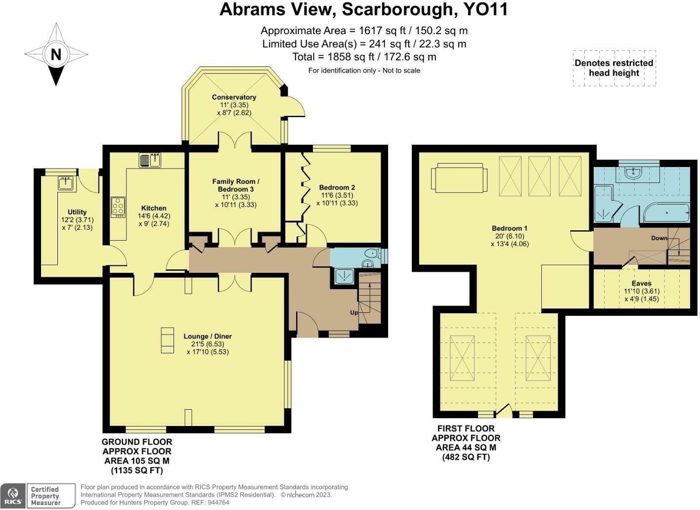 Abrams View, Scarborough, North Yorkshire floorplan