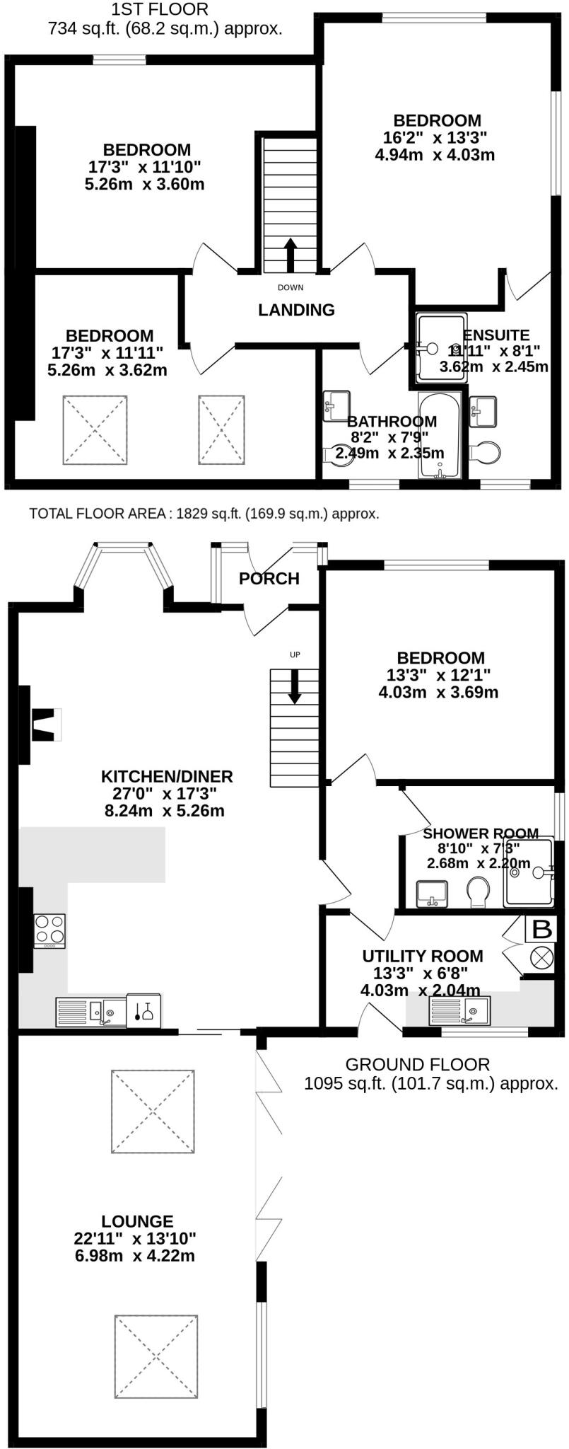 Fernbank, Trevone, PL28 floorplan