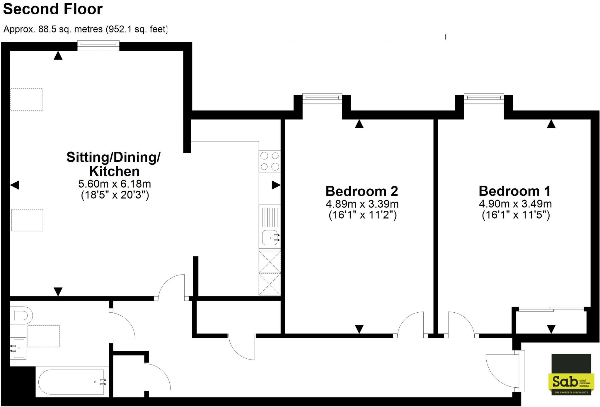 Victory House, Brampton, Huntingdon floorplan
