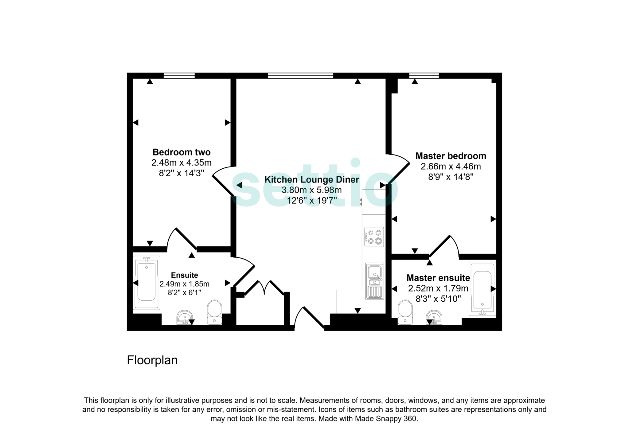Downtown, M5 floorplan