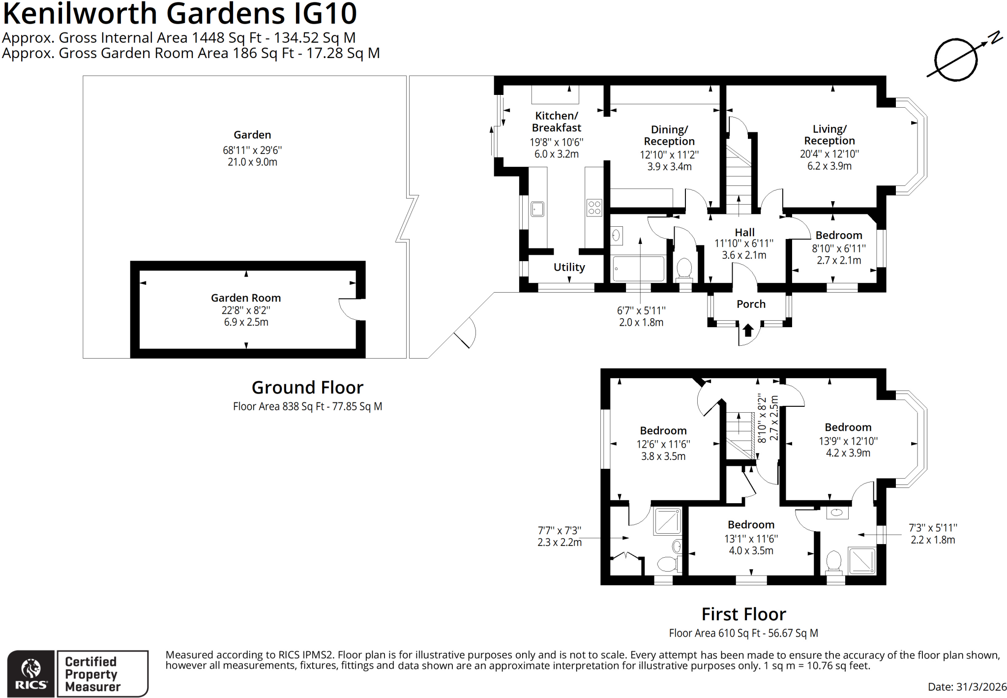 Kenilworth Gardens, Loughton floorplan