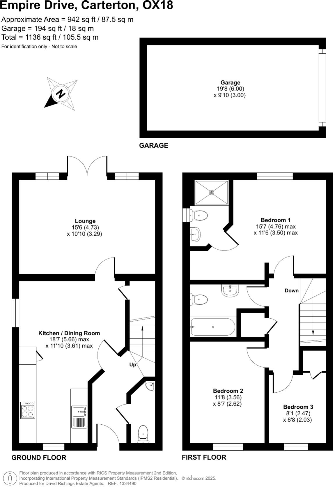 Empire Drive, Carterton, Oxfordshire, OX18 floorplan