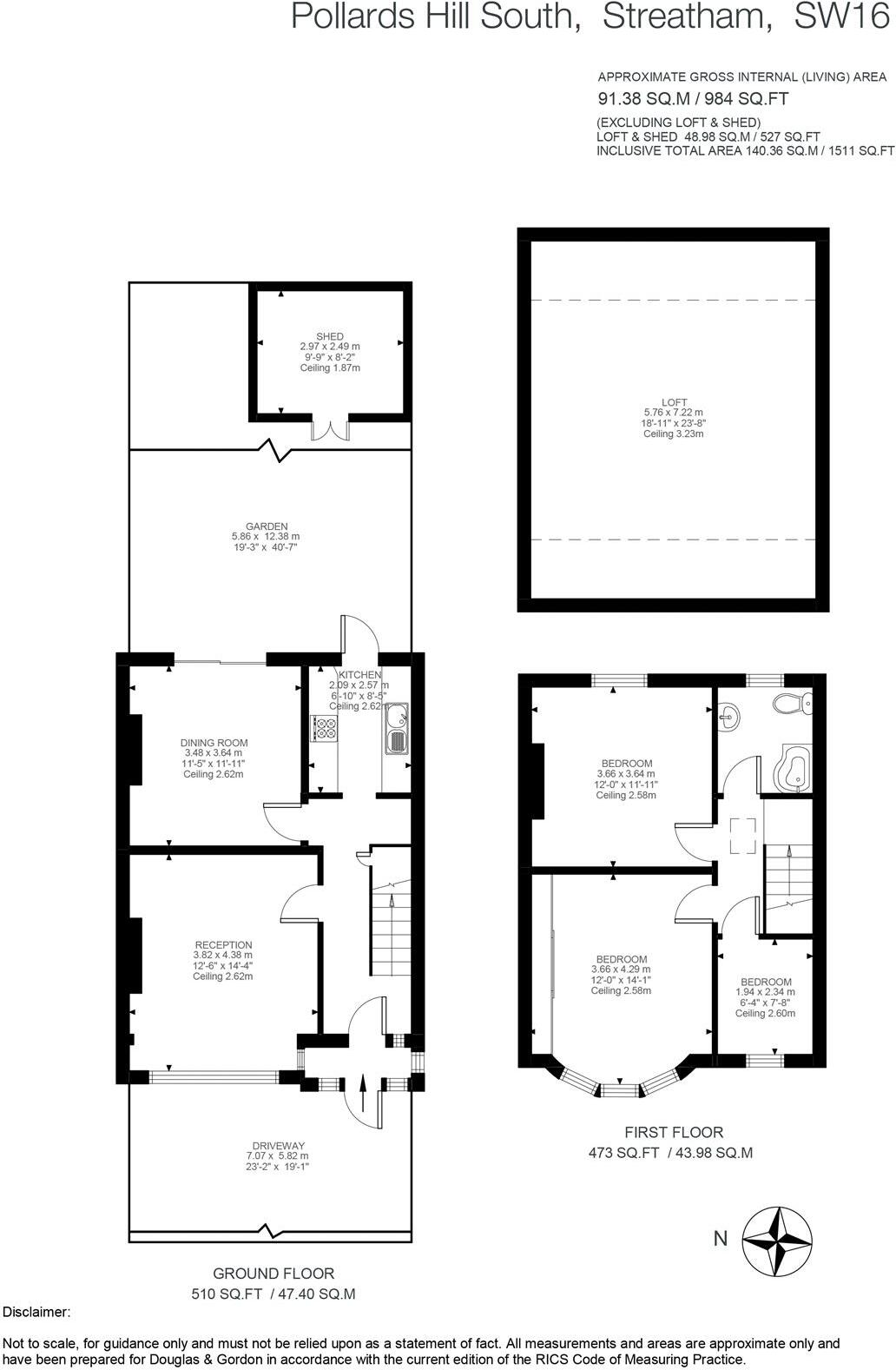 Pollards Hill South, SW16 floorplan