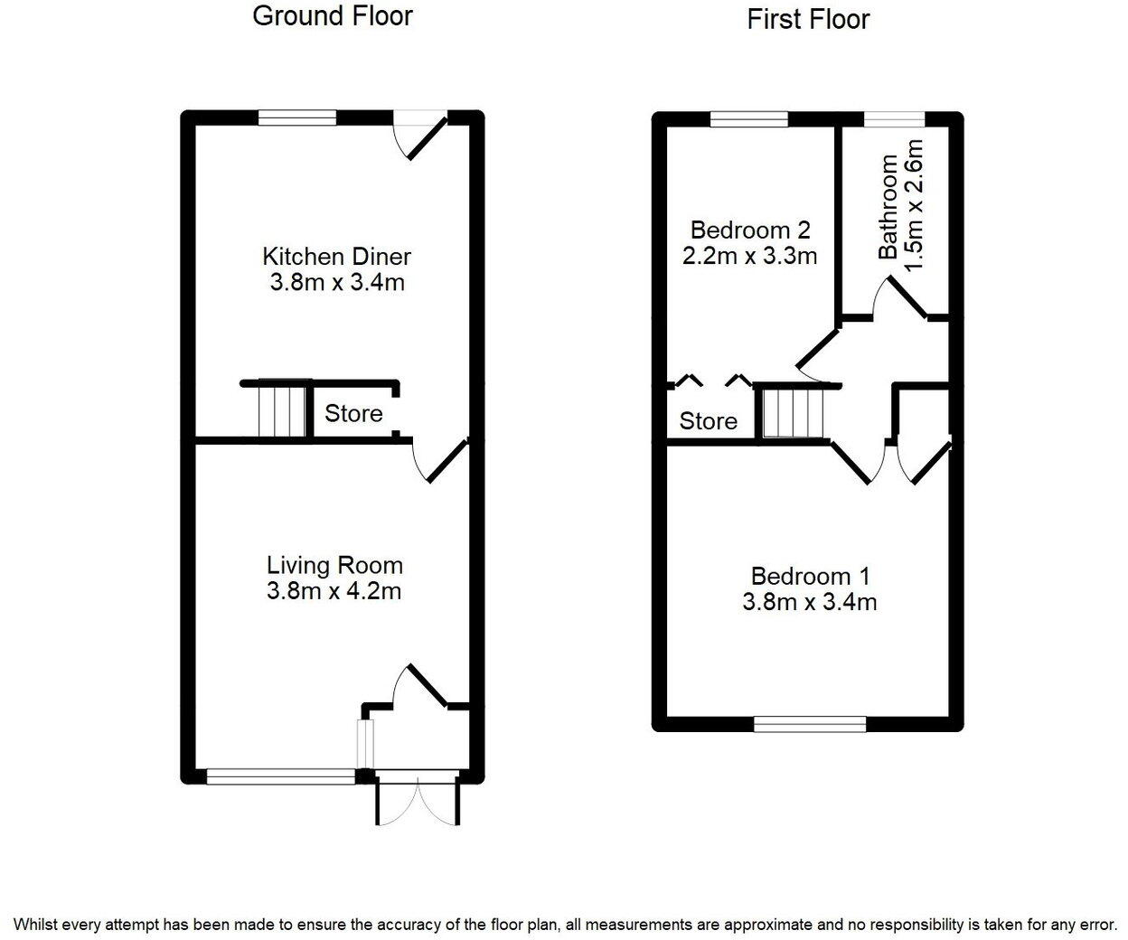 St. James Avenue, Bury, BL8 1TD floorplan