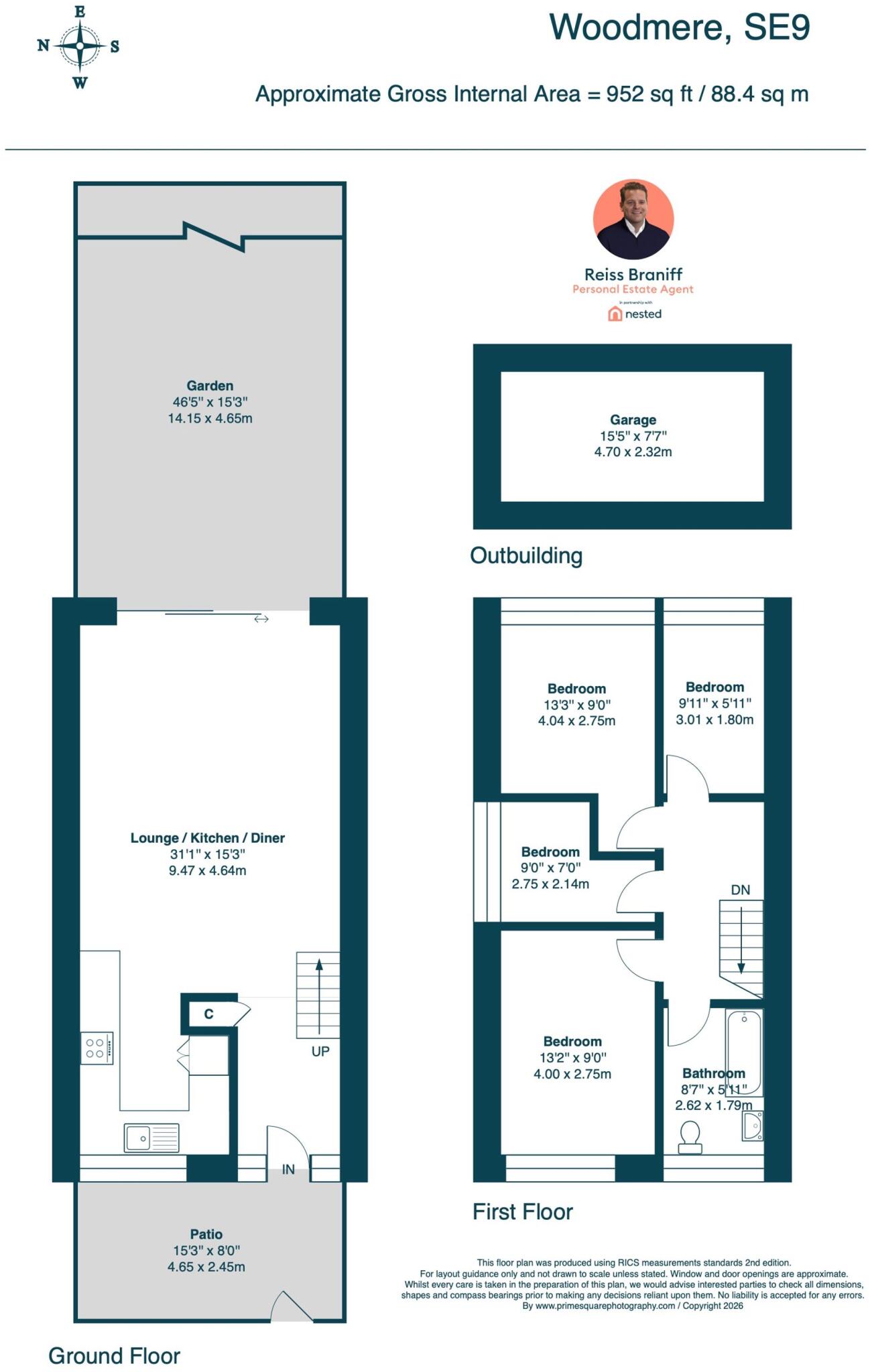 Woodmere, Mottingham, SE9 floorplan