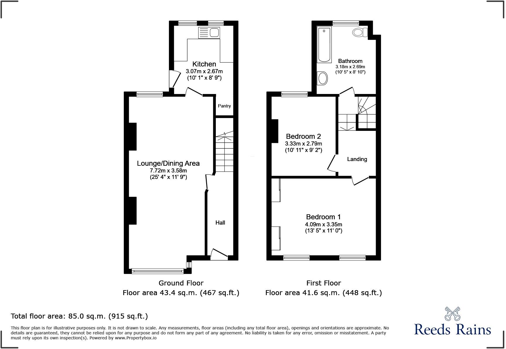 Castlands Road, Lewisham, London, SE6 floorplan