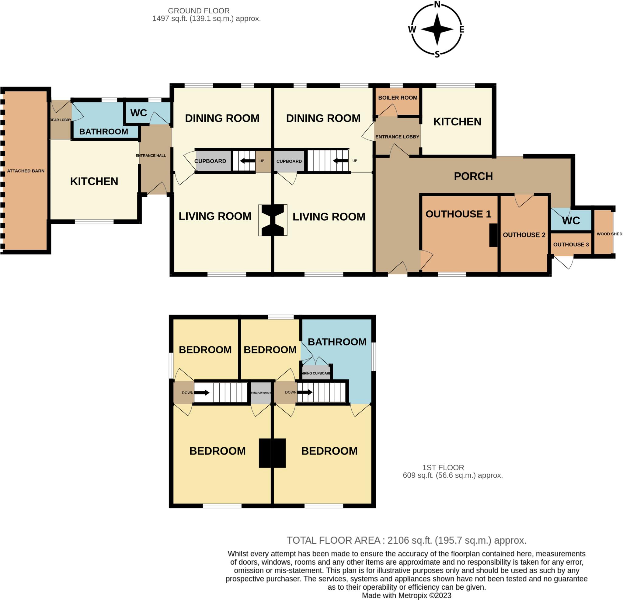 7 & 8 North Fen, Morton floorplan