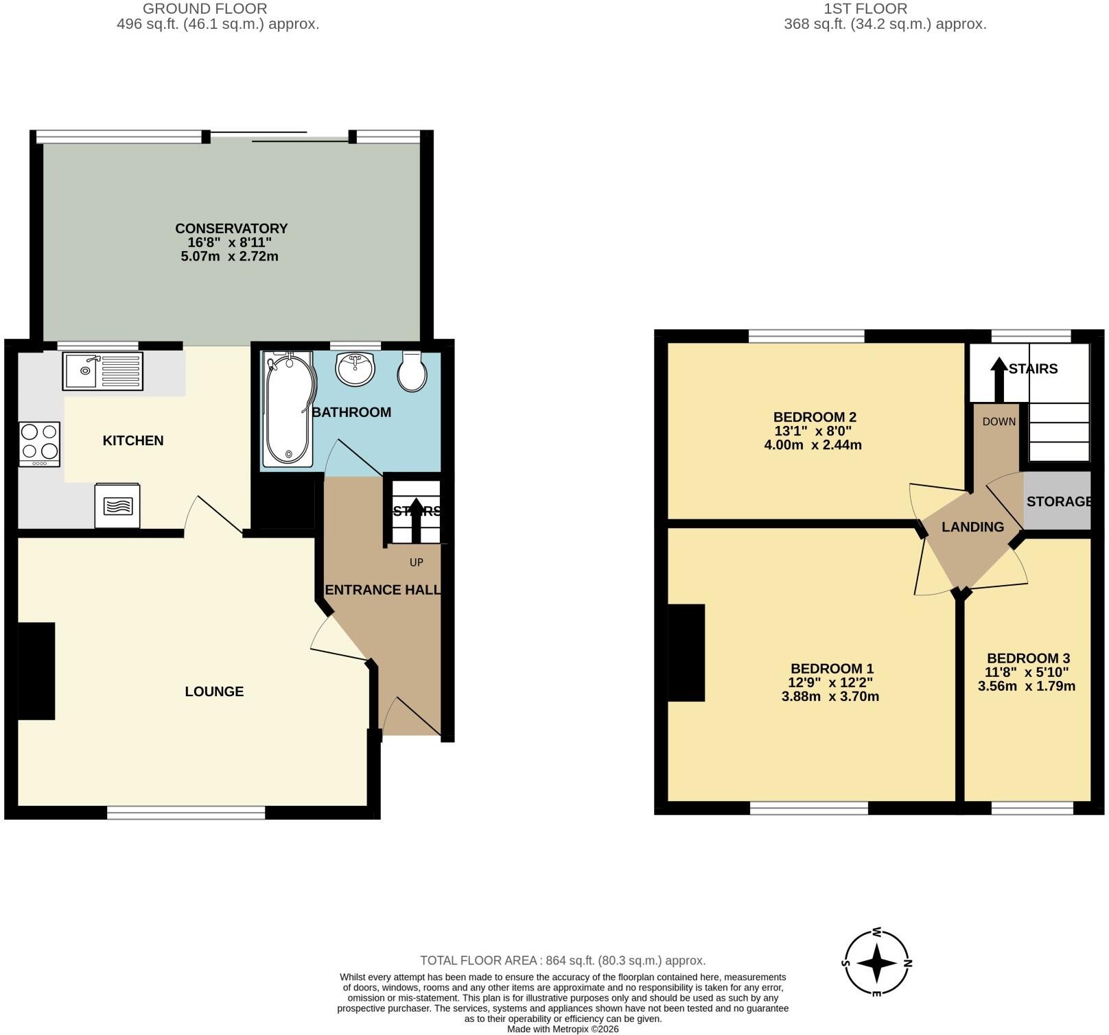 Barrow Grove, Sittingbourne, Kent, ME10 1LA floorplan