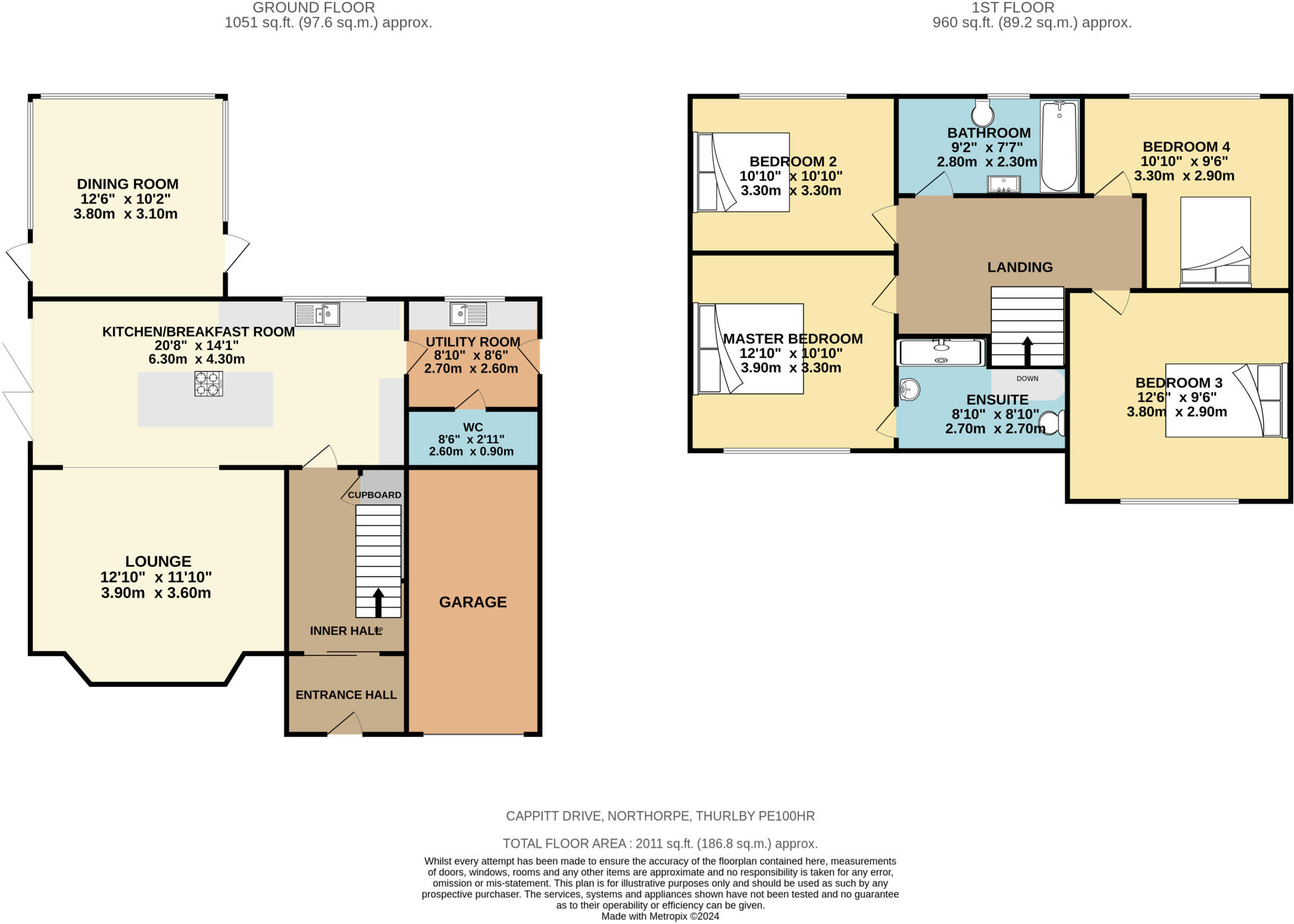 Thurlby, Bourne, PE10 floorplan