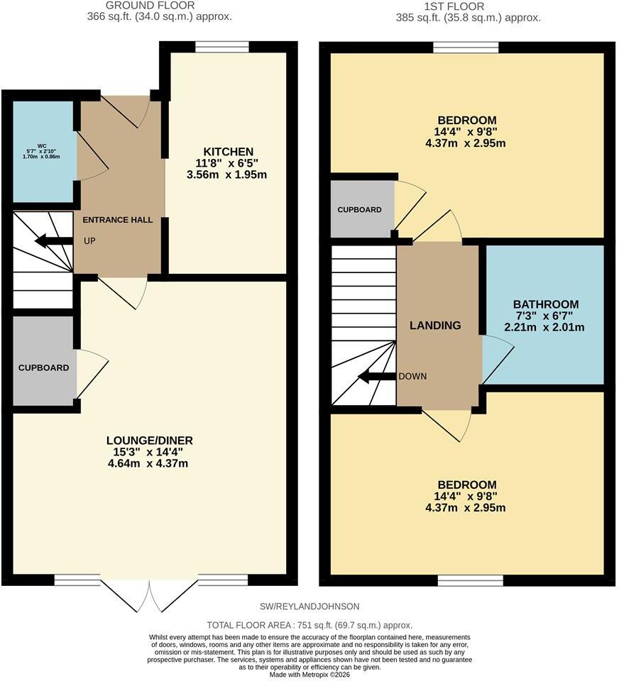 Spindle Walk, Newhall, Harlow floorplan