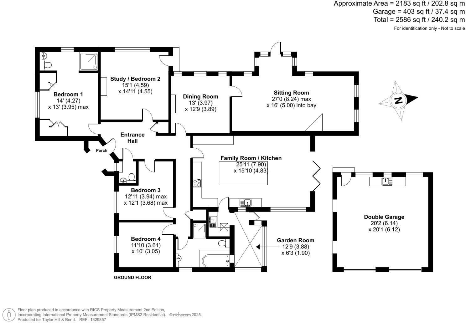 St. Catherines Road, Hayling Island floorplan
