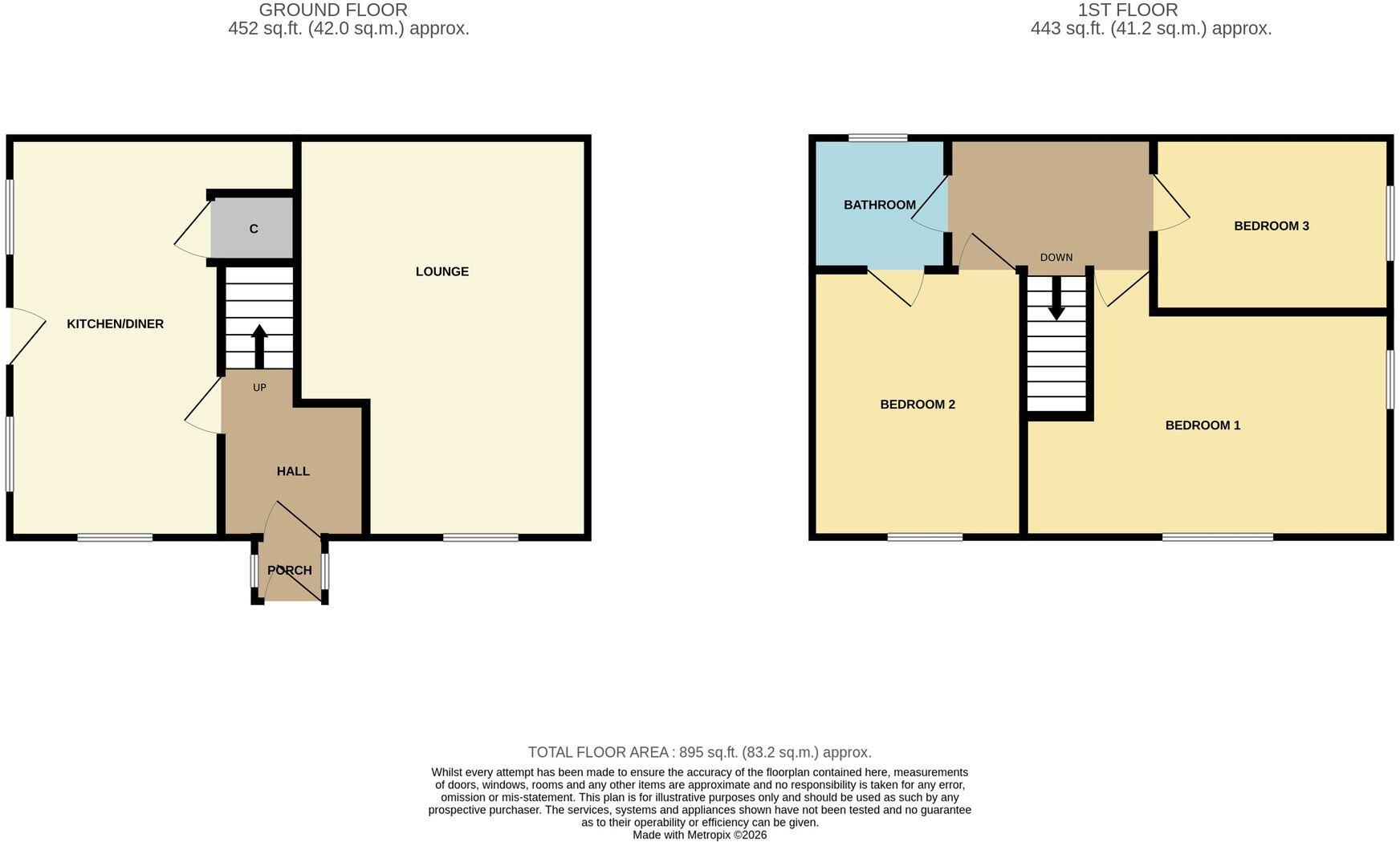 Longcroft Walk, Middlesbrough, TS3 floorplan