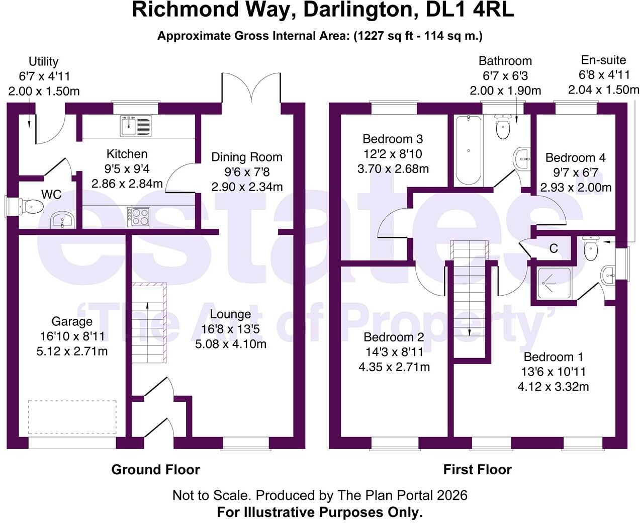 Richmond Way, Darlington, DL1 4RL floorplan