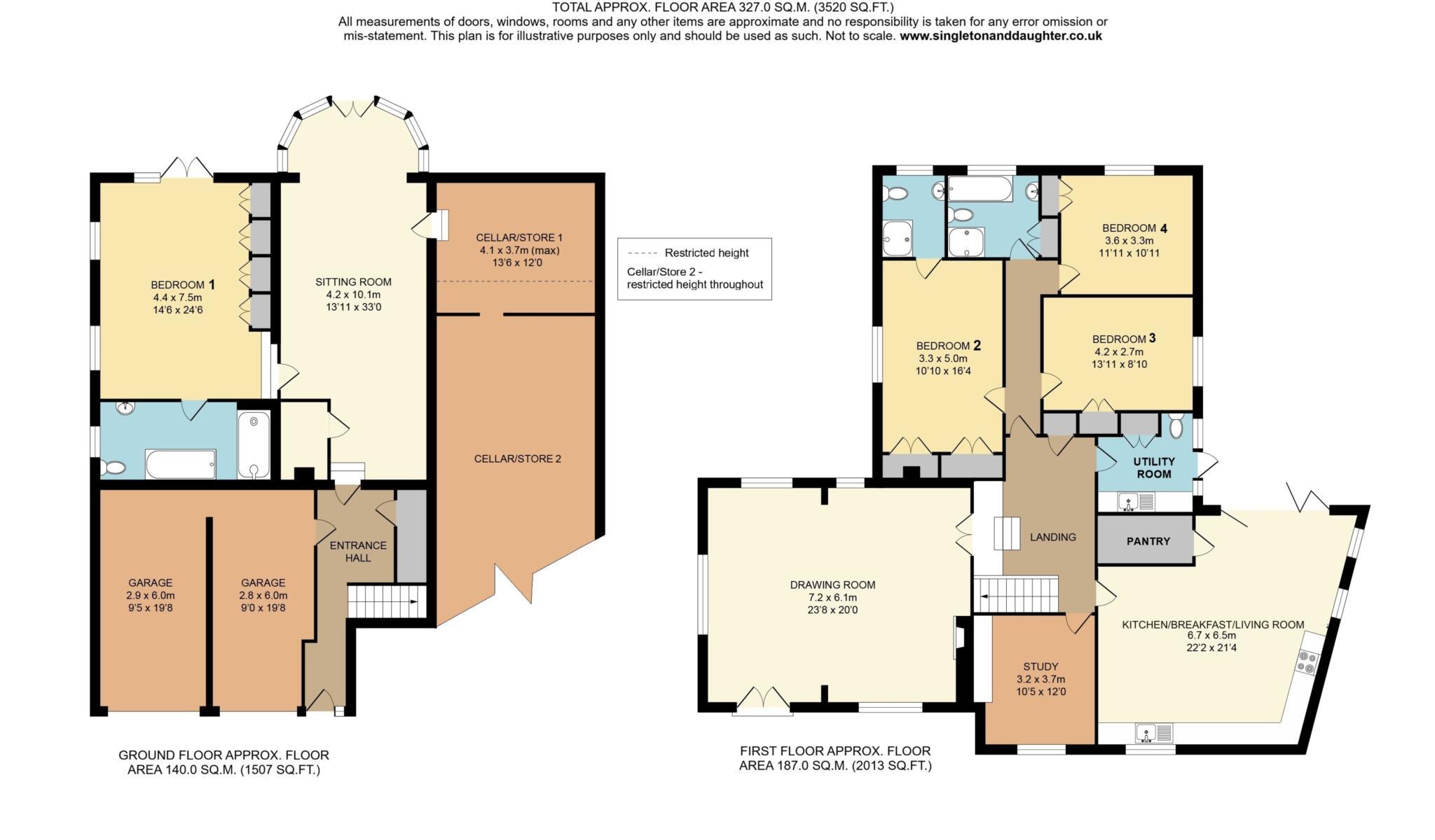 Fishers Lane, Cold Ash - Gardens and woodland 4 acres floorplan