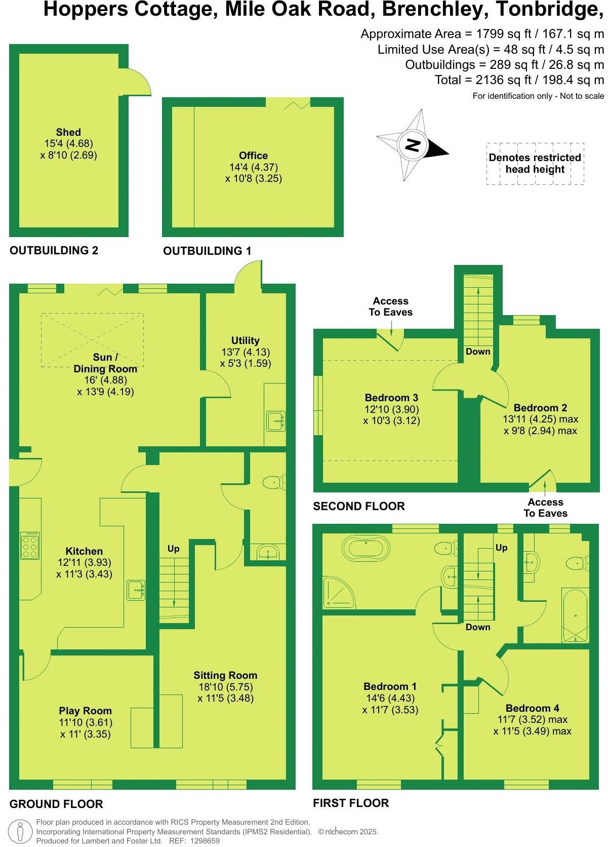 Mile Oak Road, Brenchley floorplan