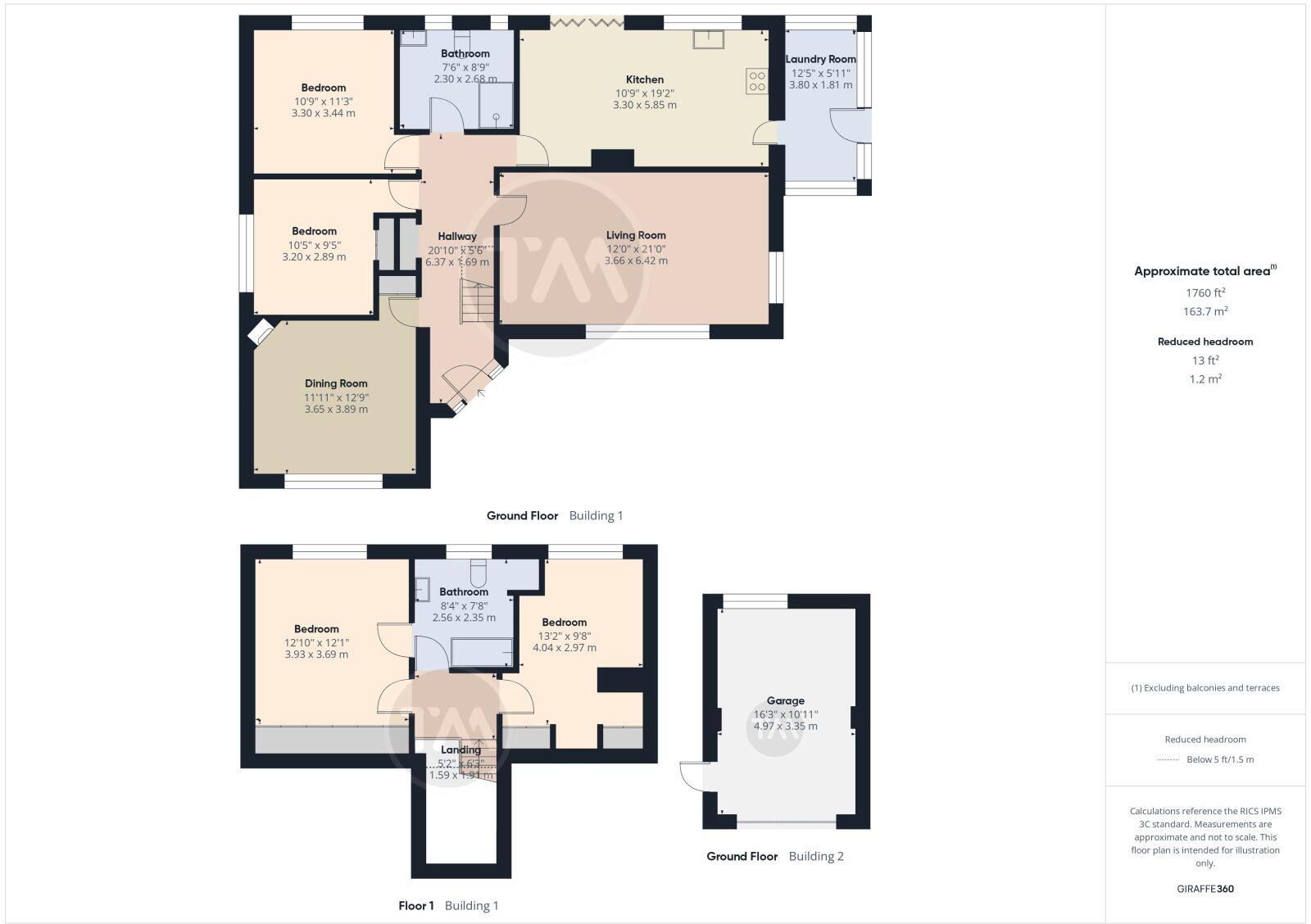 Ramsey Road, Kings Ripton, Huntingdon, Cambridgeshire, PE28 floorplan
