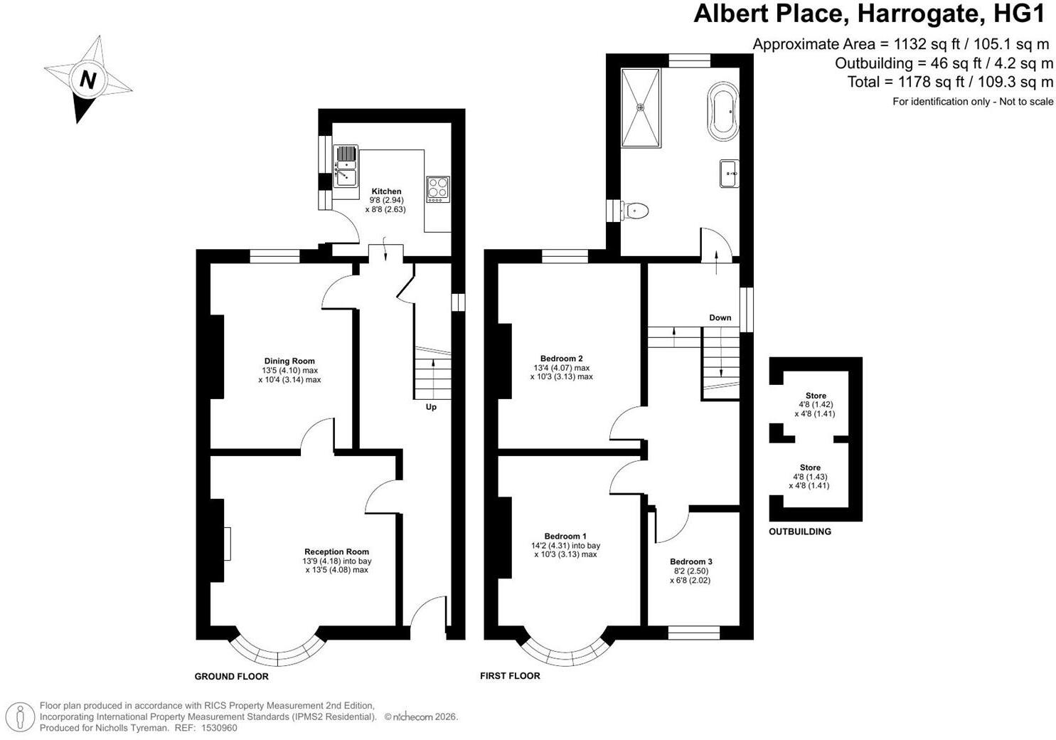 Albert Place, Harrogate floorplan