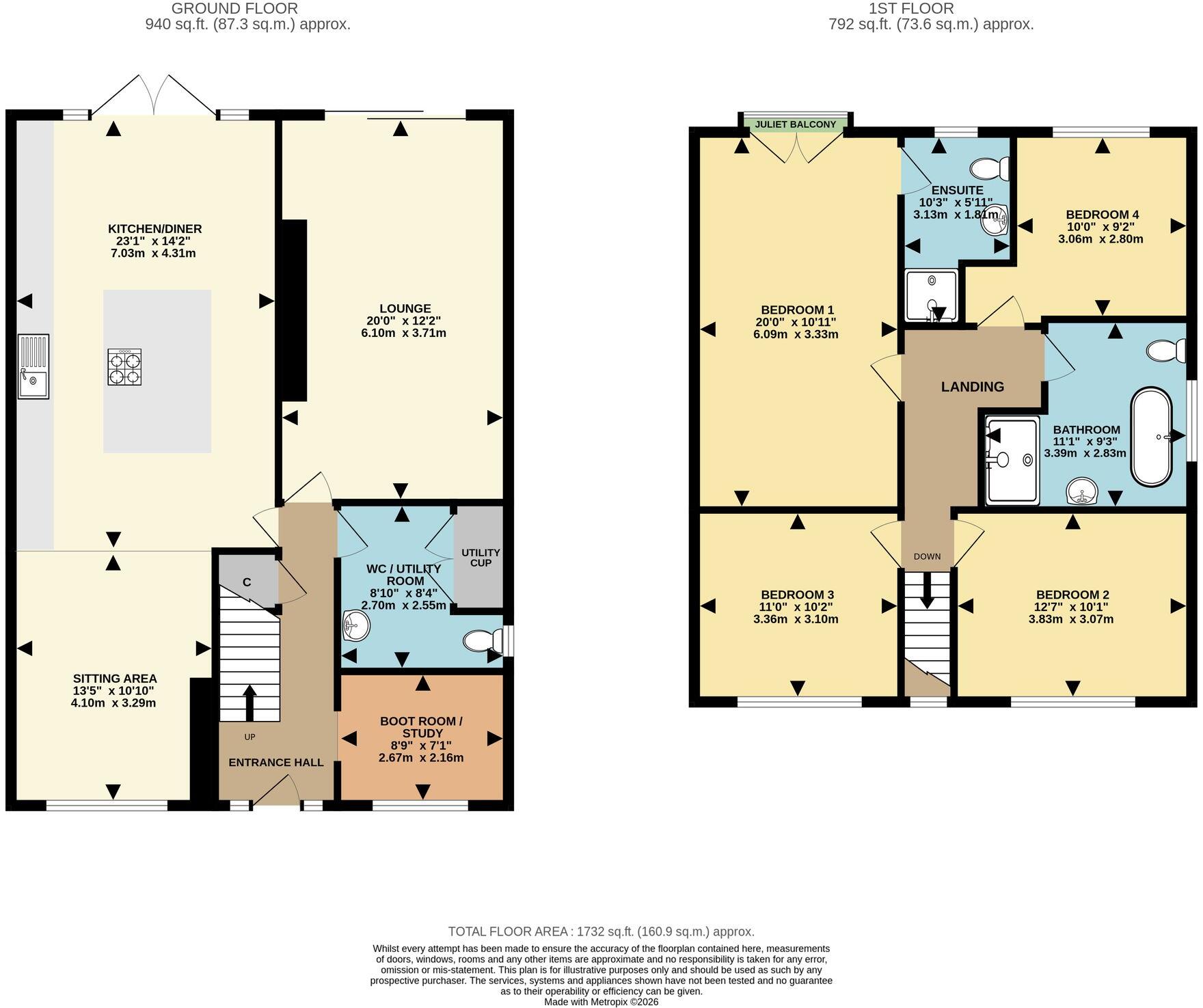 Chegworth Gardens, Sittingbourne, ME10 floorplan