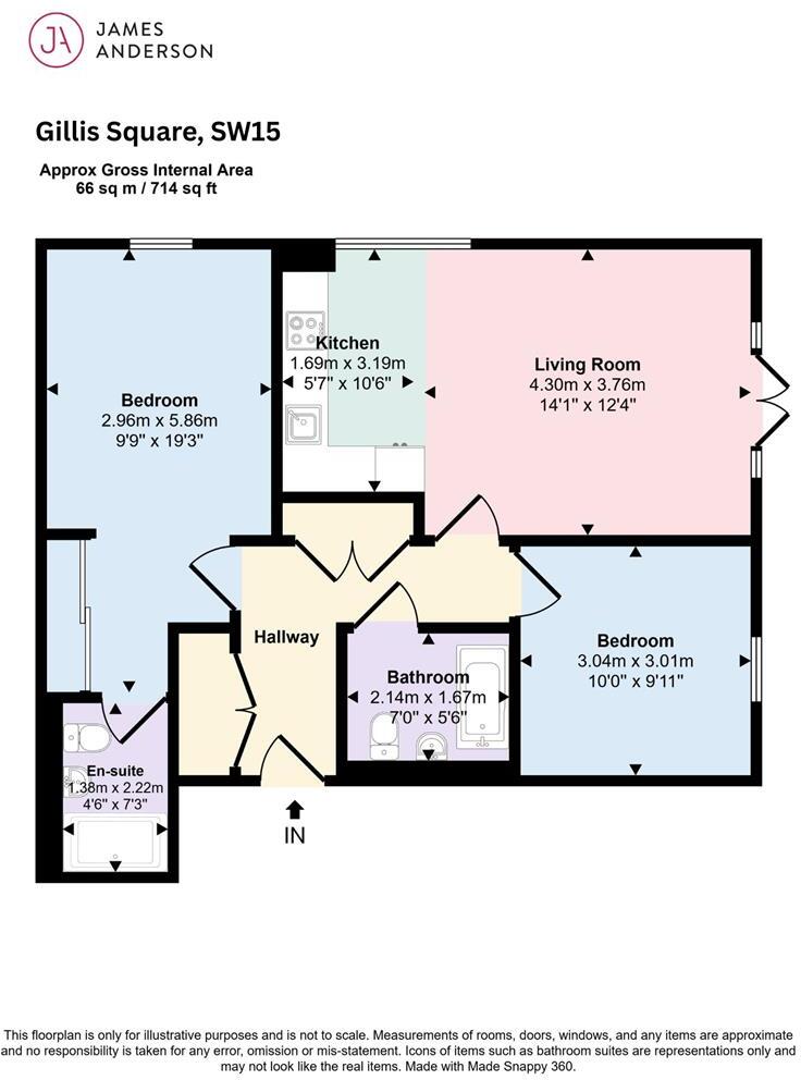Gillis Square, Putney, SW15 floorplan