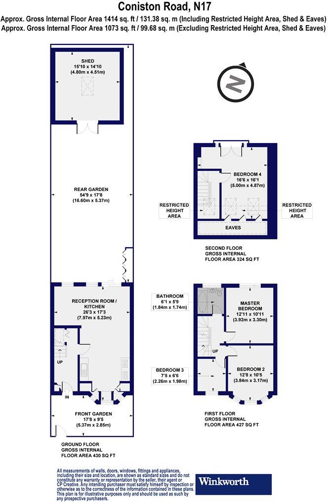 Coniston Road, London, N17 floorplan