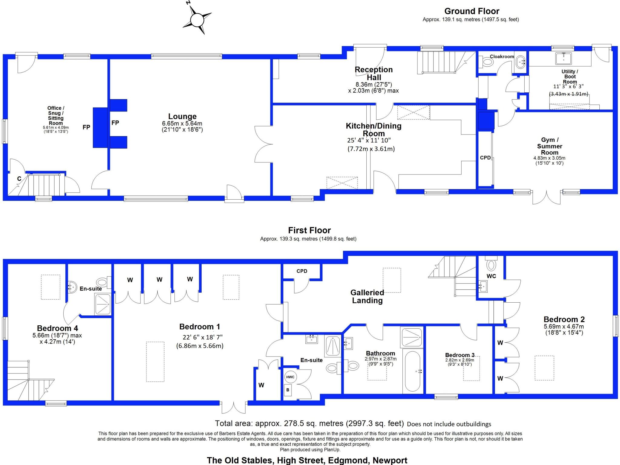 Edgmond, Newport floorplan