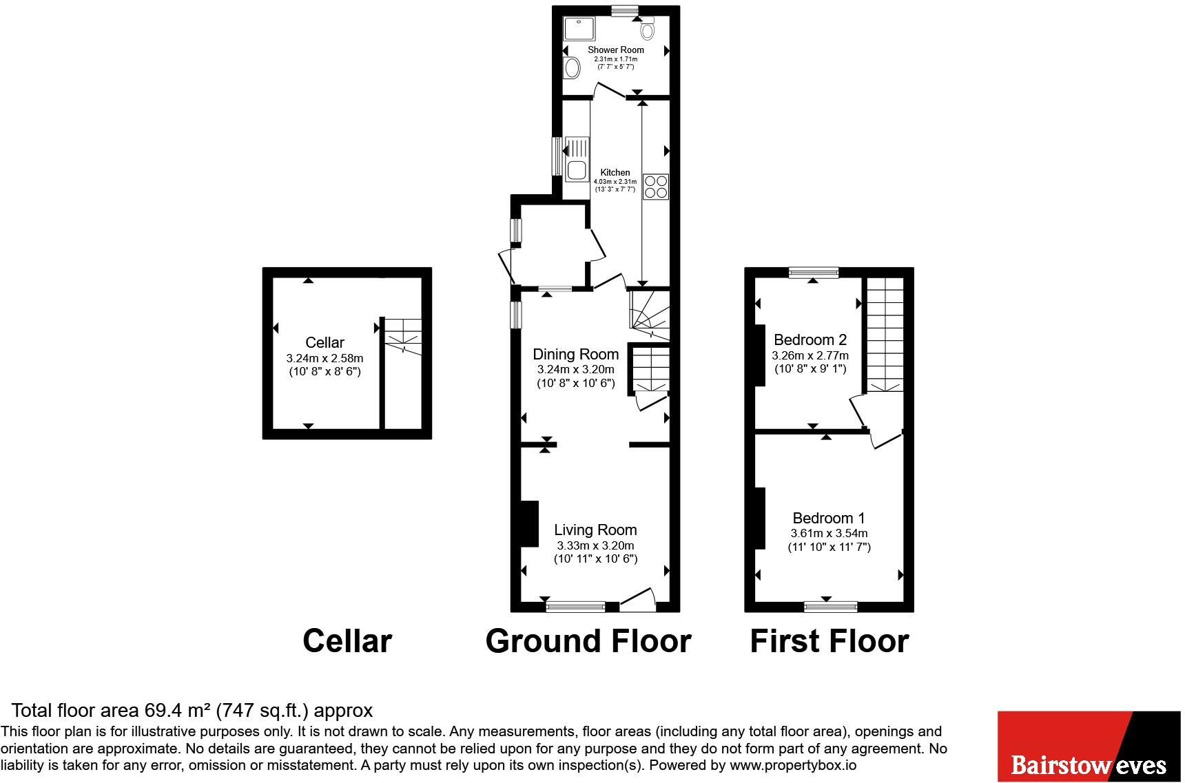Station Street, Cheslyn Hay, Walsall, Staffordshire, WS6 floorplan