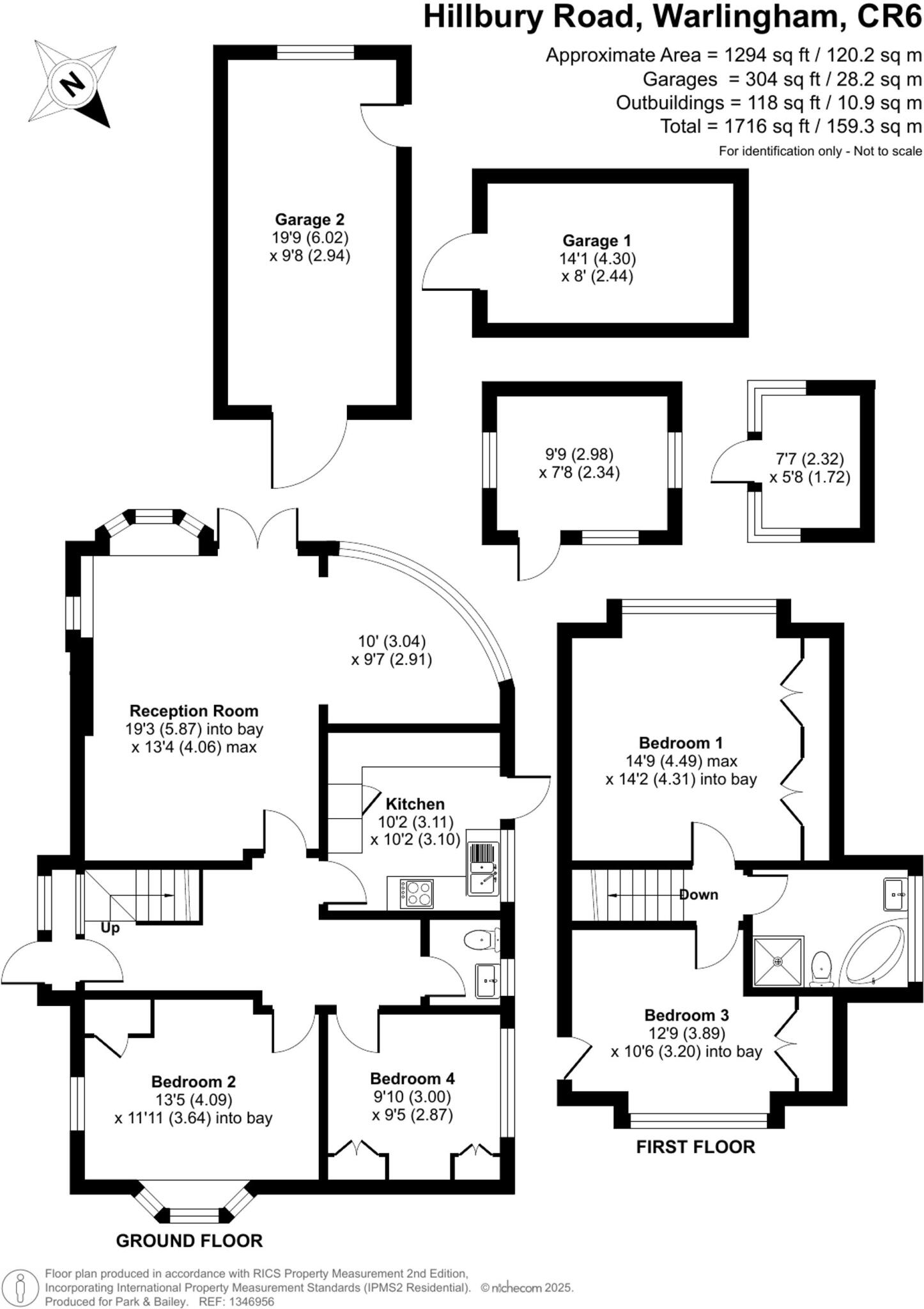 Hillbury Road, Warlingham, CR6 floorplan
