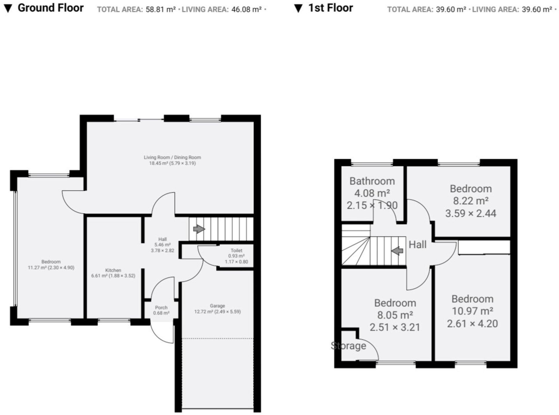 Rosaville Crescent, Allesley, CV5 floorplan