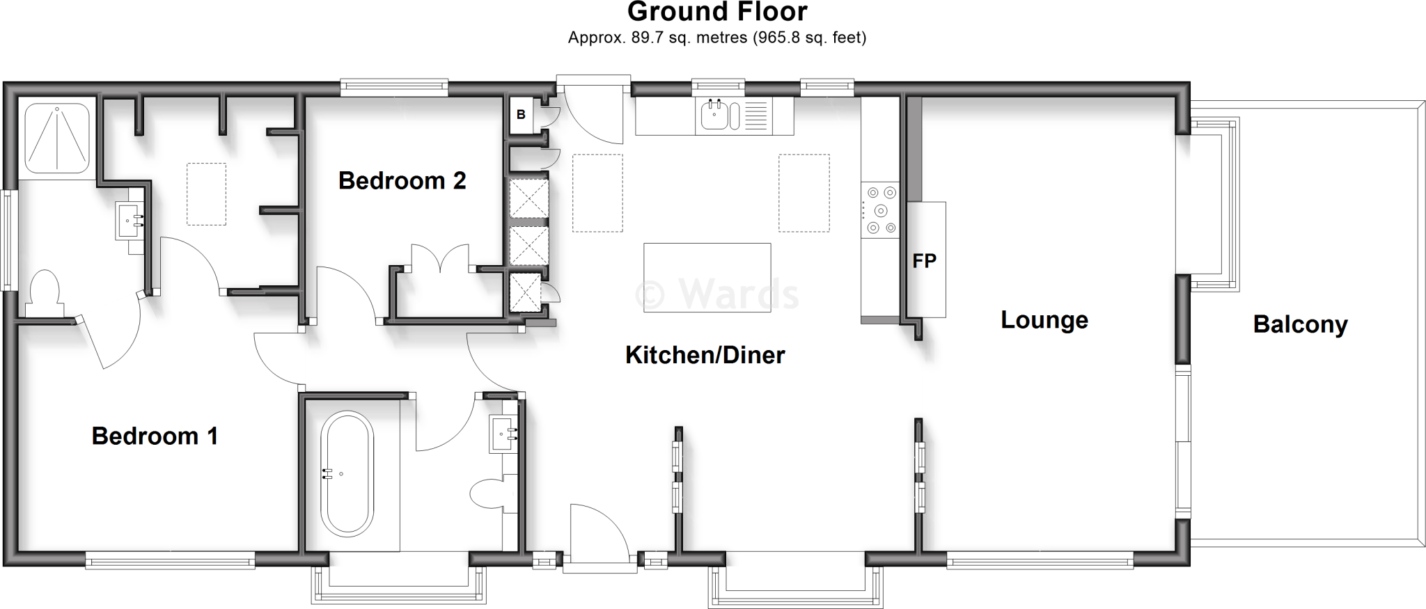 Hollies Way, Spill Land Country Park, Biddenden, Kent floorplan