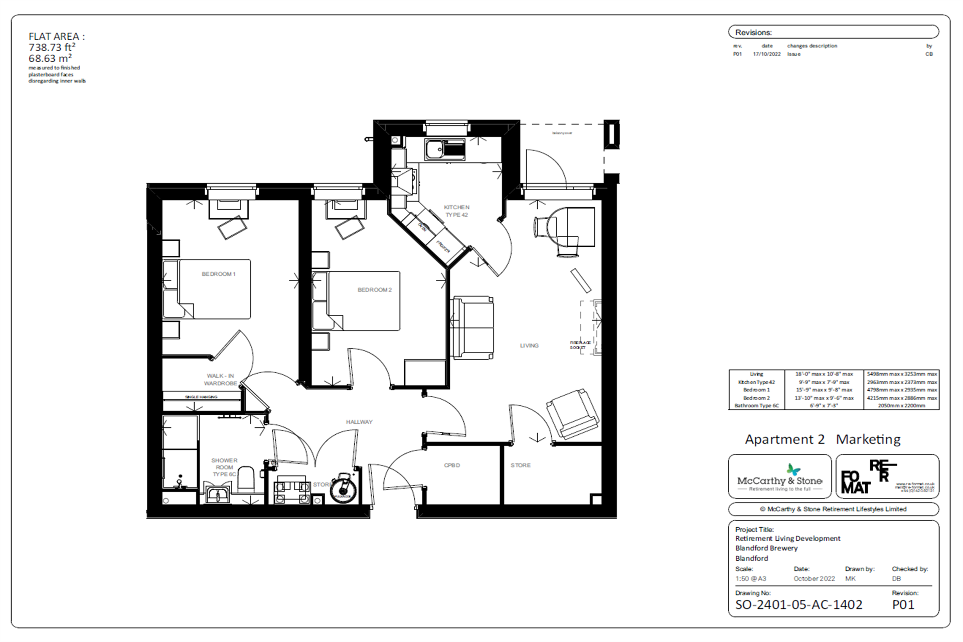 Blandford St Mary floorplan