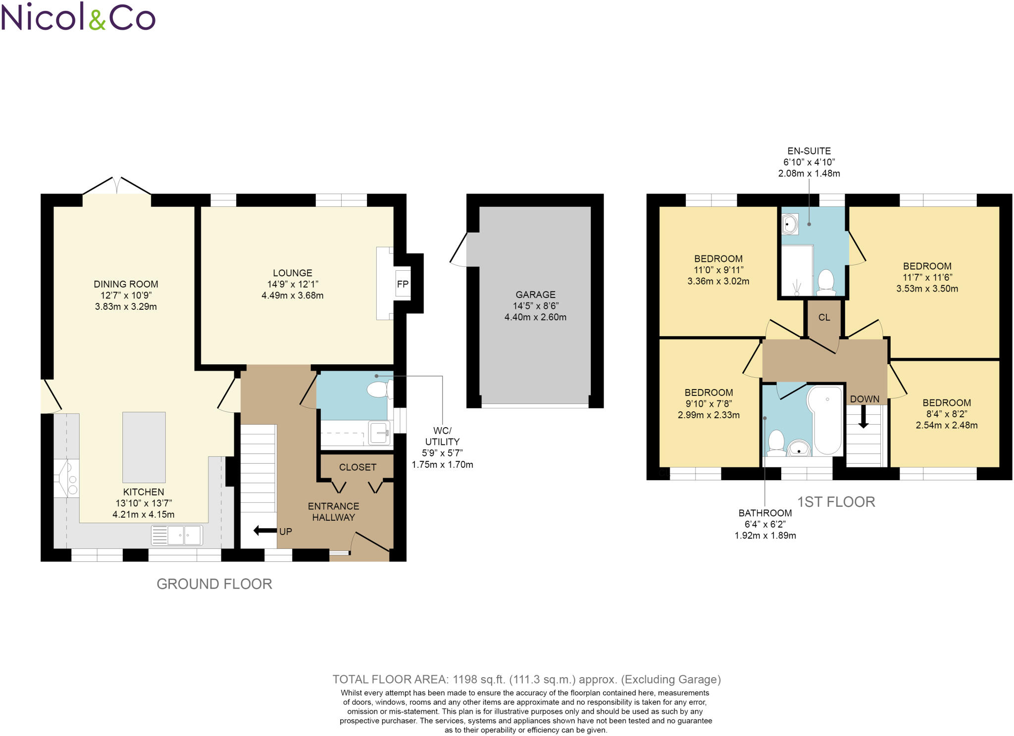 Trefoil Close, Malvern, Worcestershire, WR14 floorplan