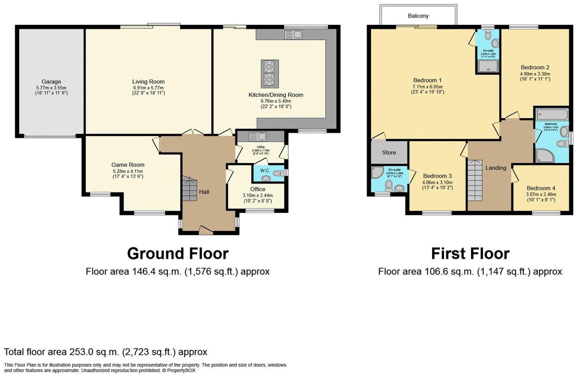 Bishopswood Road, Prestatyn, LL19 floorplan