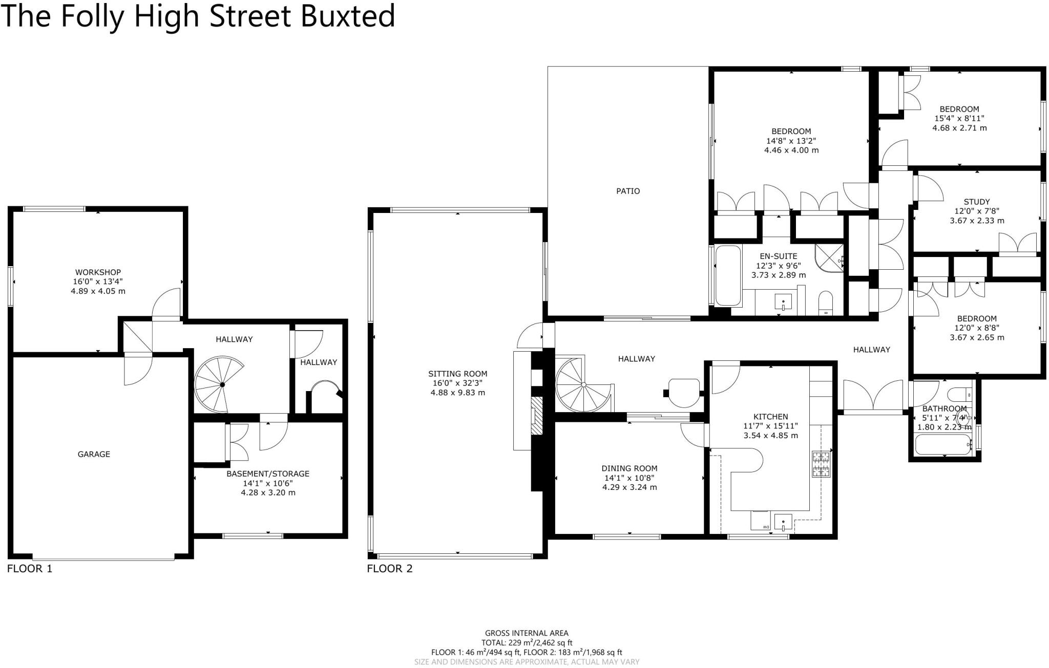 High Street, Buxted, Uckfield, East Sussex, TN22 floorplan