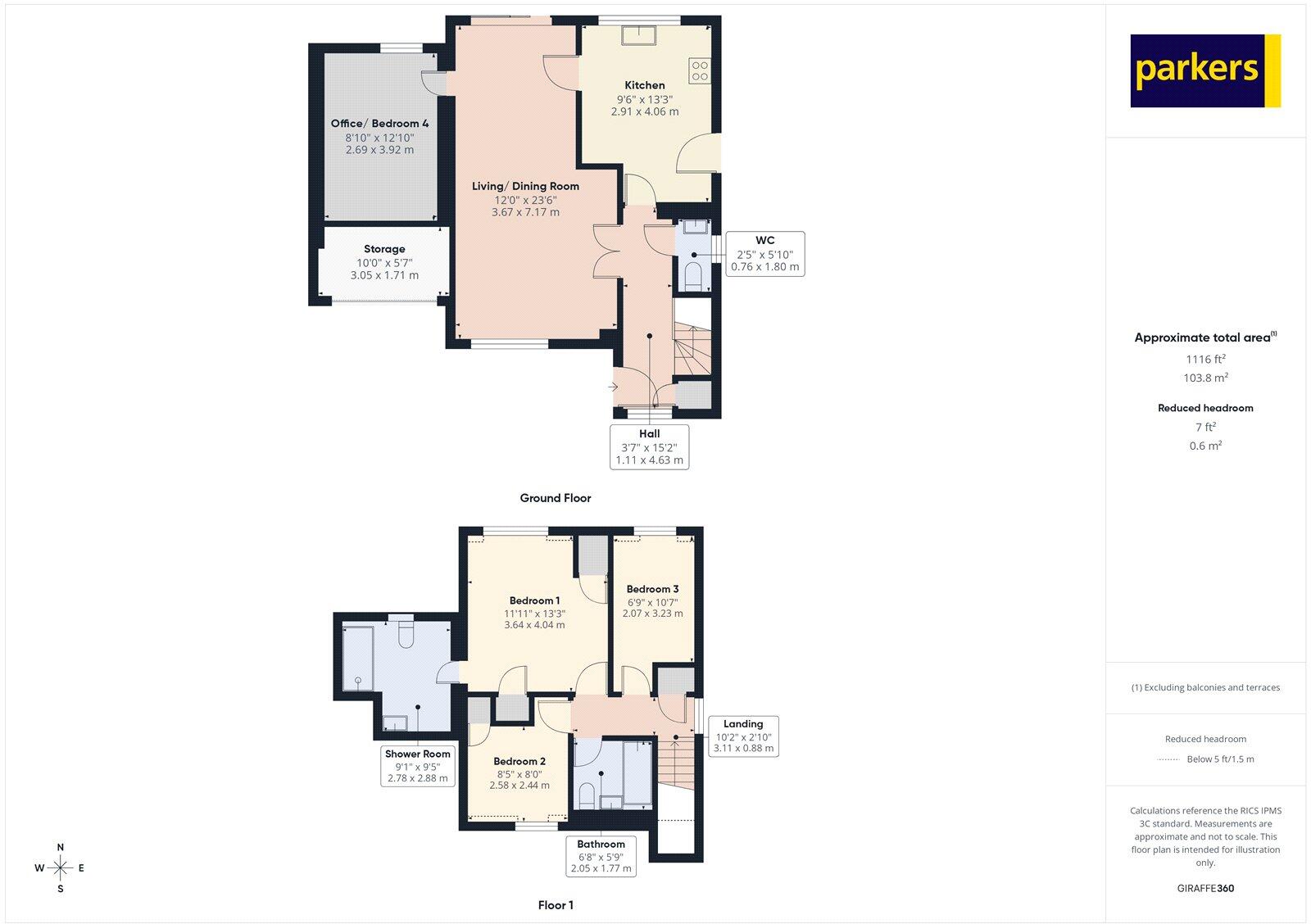 Saunders Garden, Tadley, Hampshire, RG26 floorplan