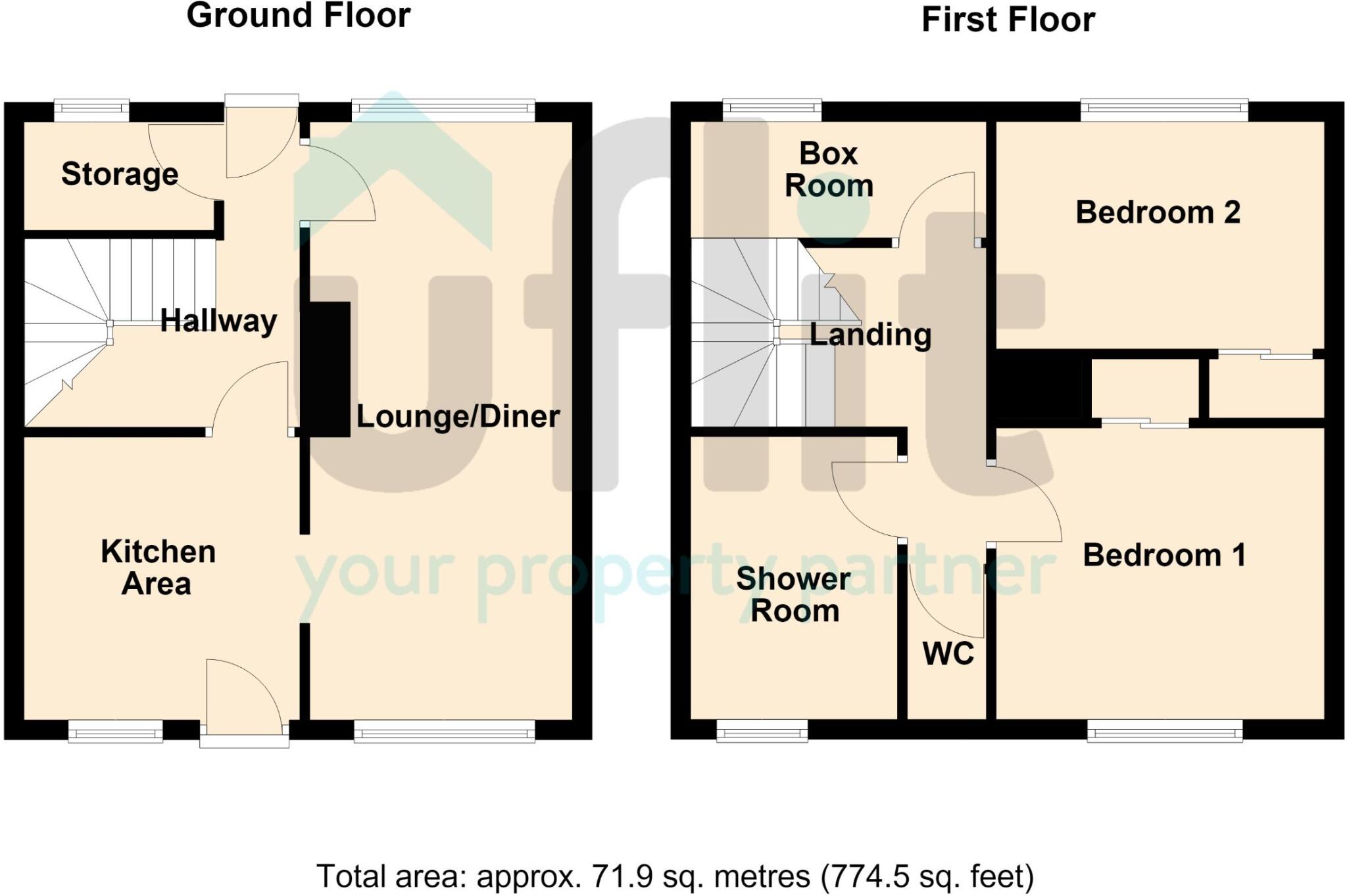 a Westfield Road, Parkgate, Rotherham floorplan