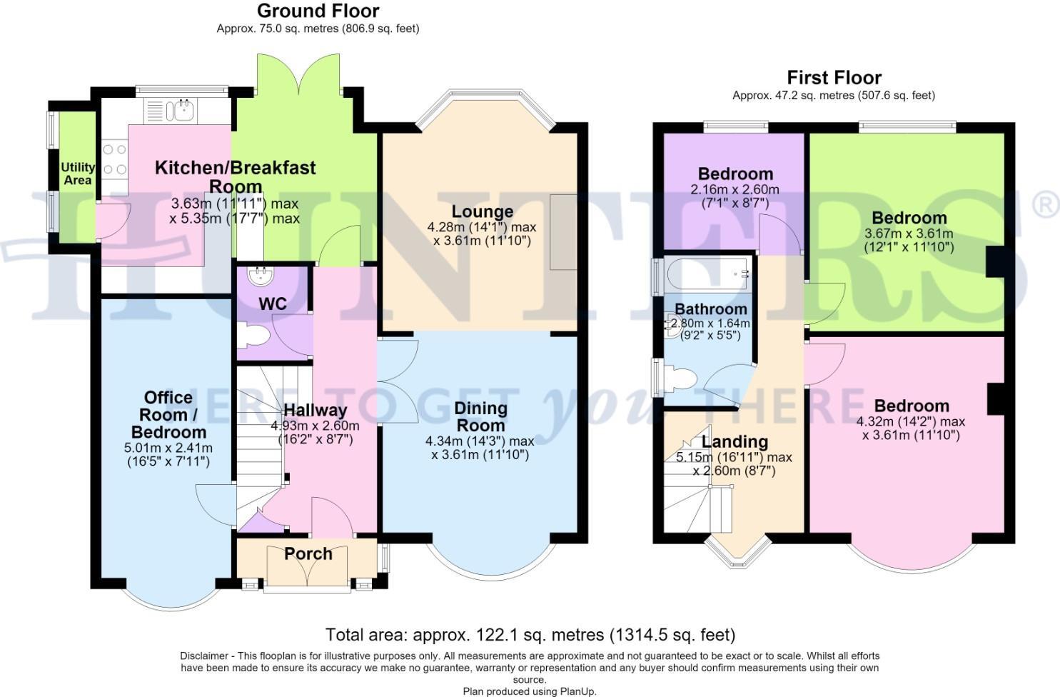 Mainway, Alkrington, Middleton M24 floorplan
