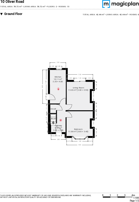 Oliver Road, Loughborough floorplan