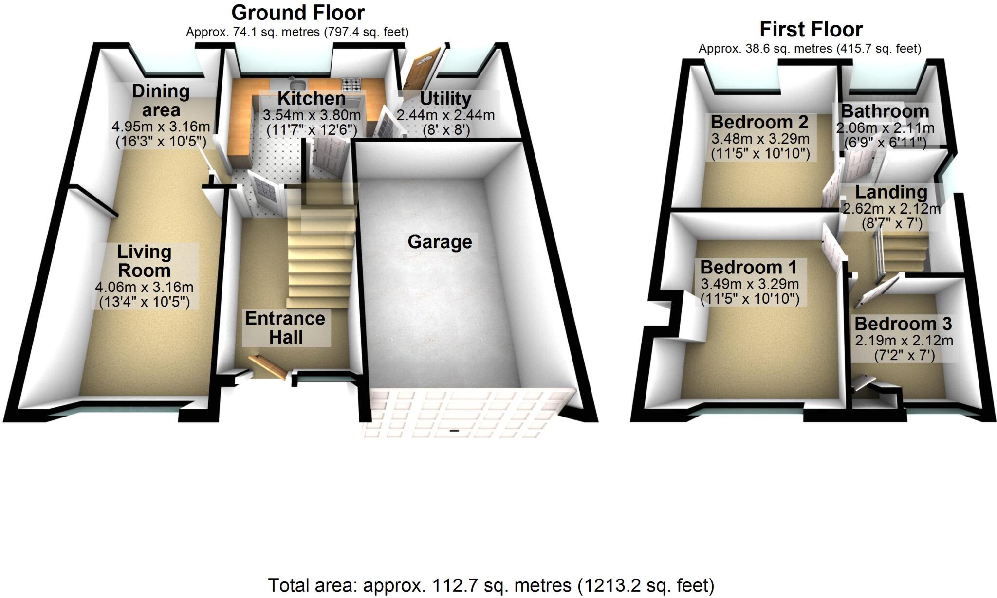 Rydal Avenue, Long Eaton, NG10 floorplan