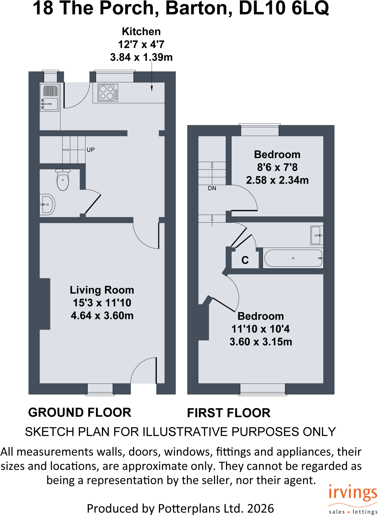 The Porch, Barton floorplan