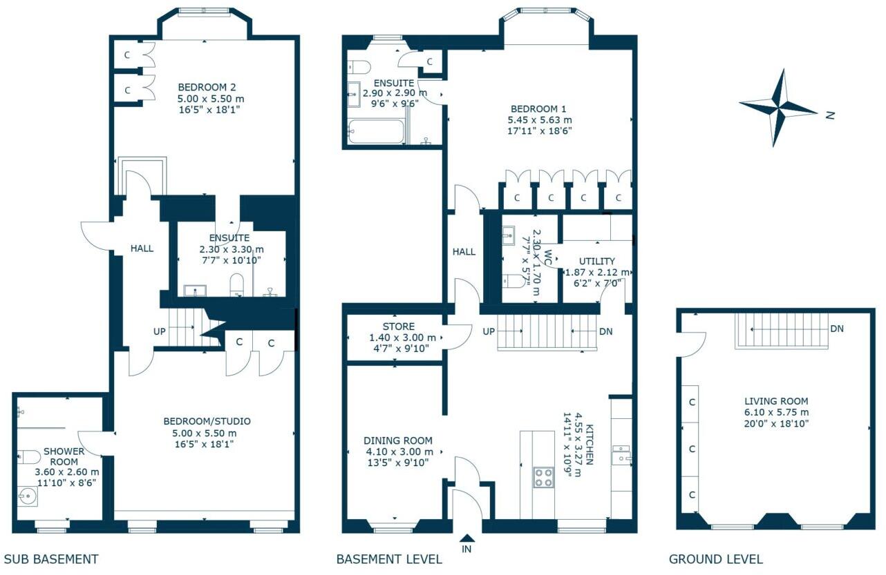 1A Woodside Terrace, Park, G3 7UY floorplan